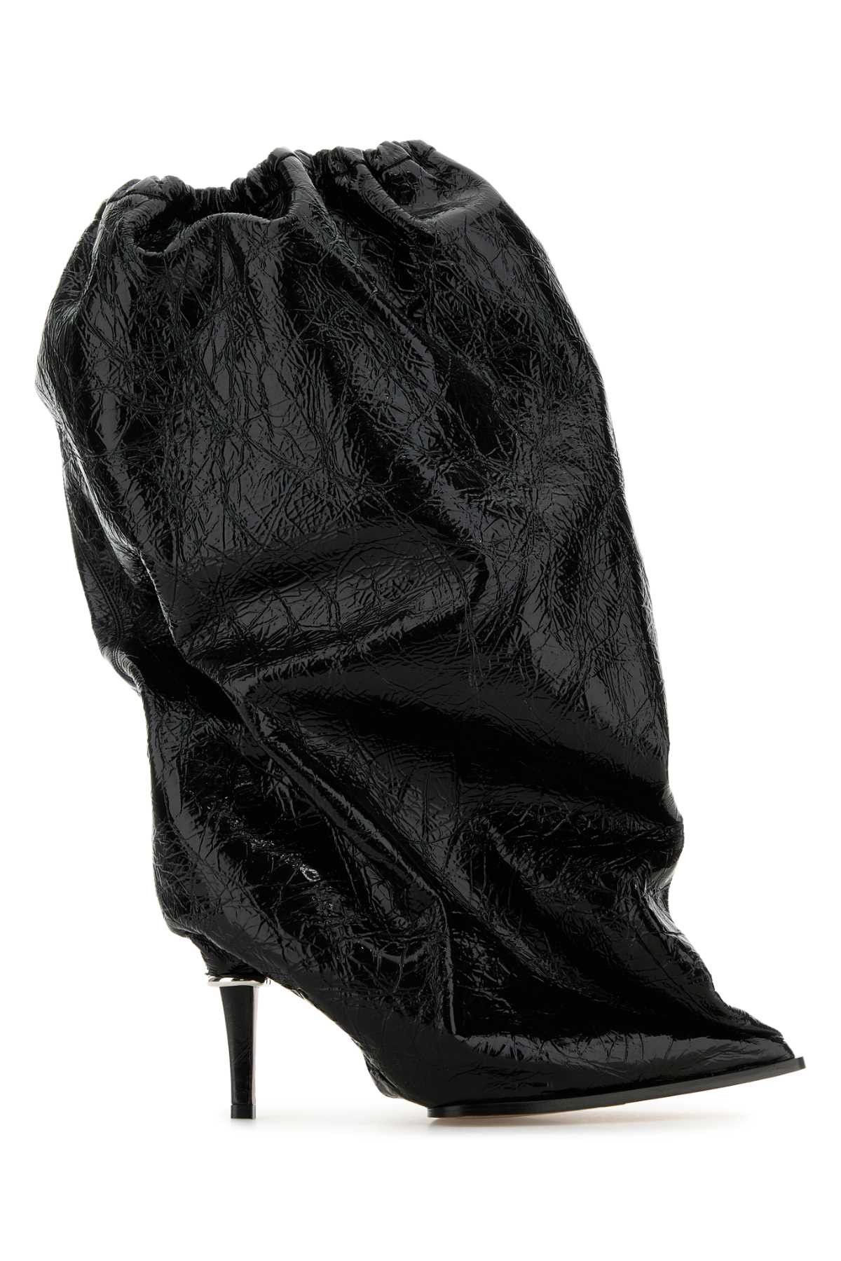 Alexander McQueen Black Leather Ankle Boots Size US 6 / IT 36 - 1 Thumbnail