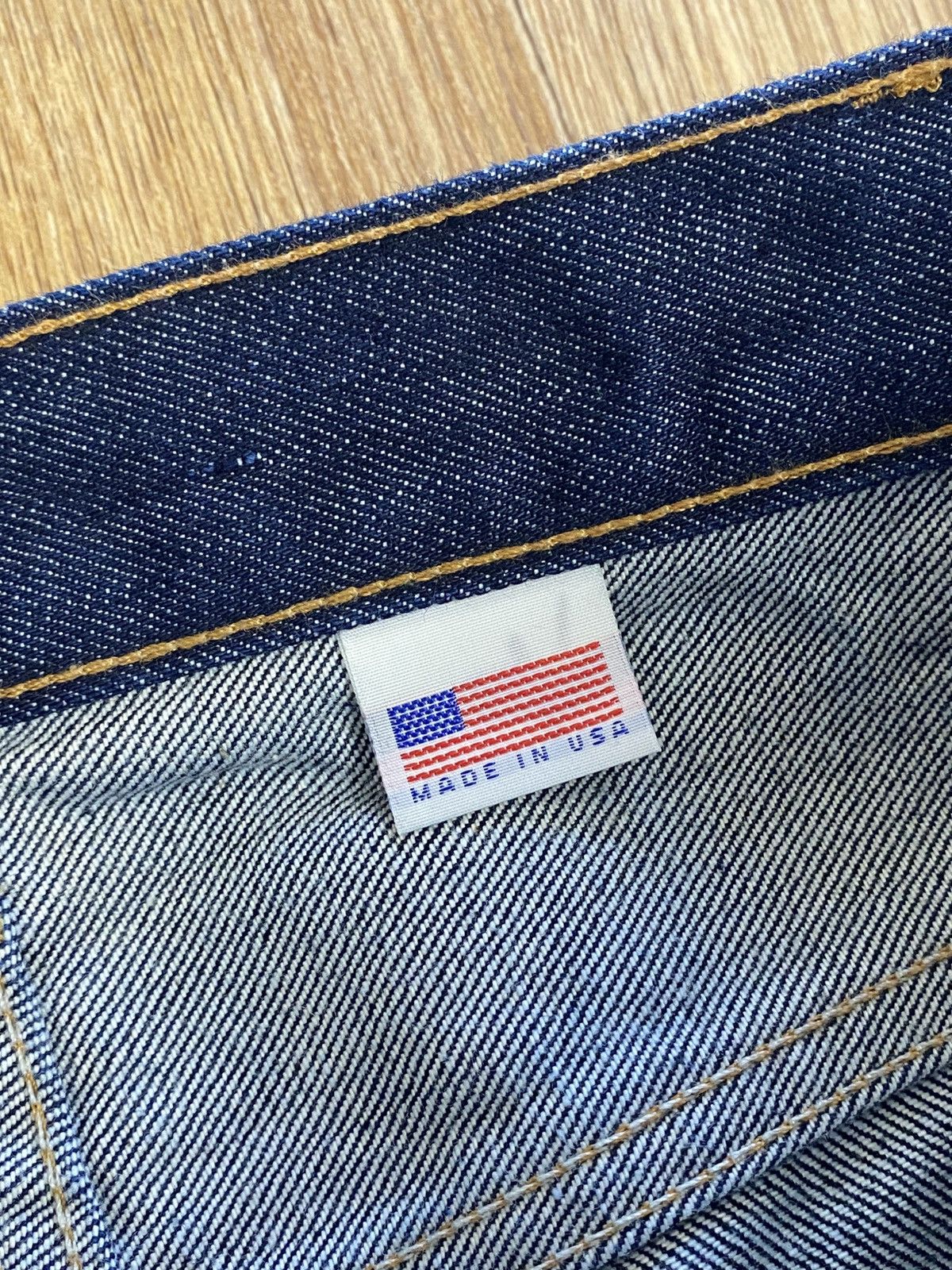 LVC × Levi's Vintage Clothing LVC Levi’s Blue Raw Denim Skinny Jeans Made in USA Talon Zip Size US 32 / EU 48 - 4 Thumbnail
