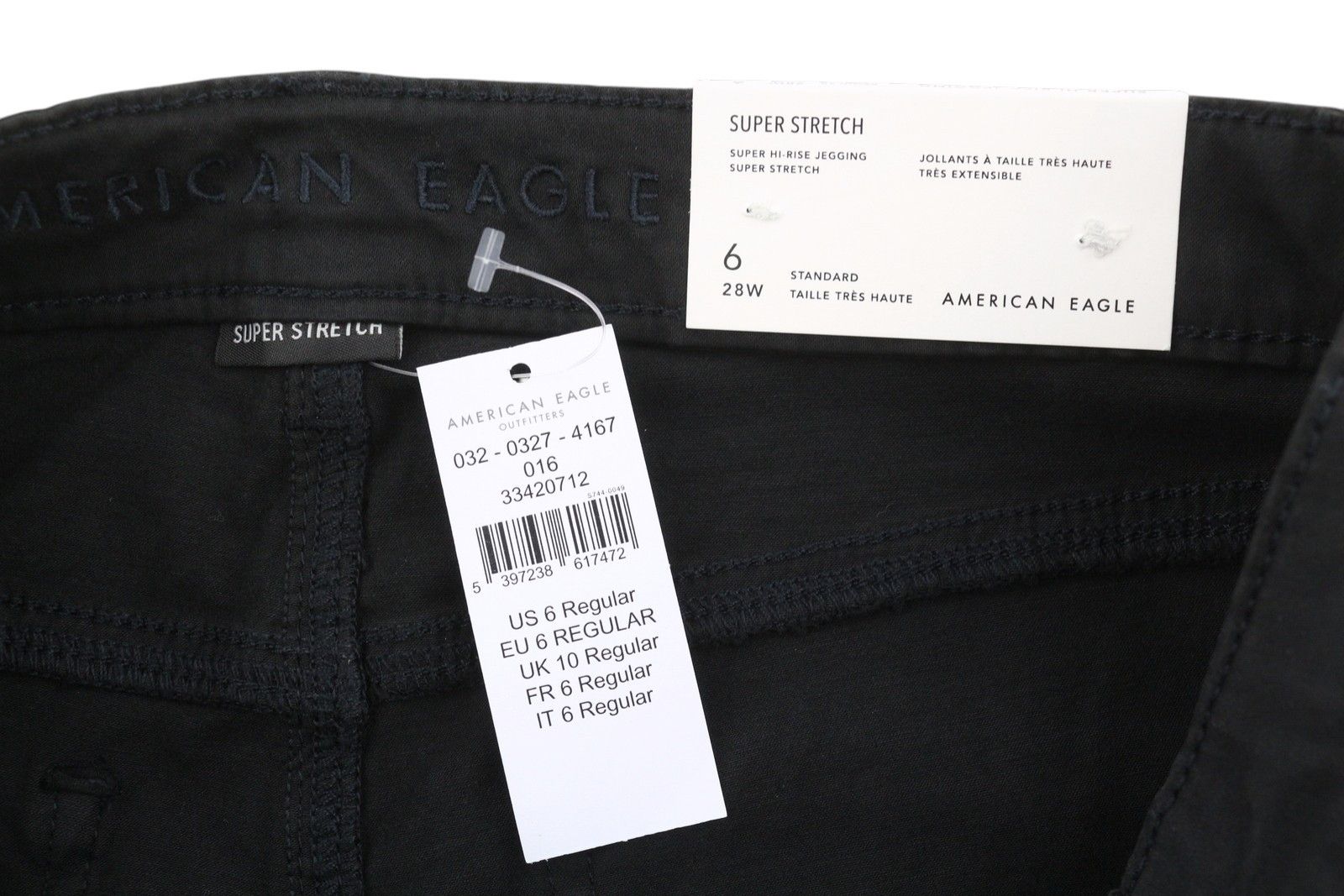 American Eagle Outfitters HI-RISE JEGGING W28 Stretch Pants 89001 Size 28" / US 6 / IT 42 - 7 Thumbnail
