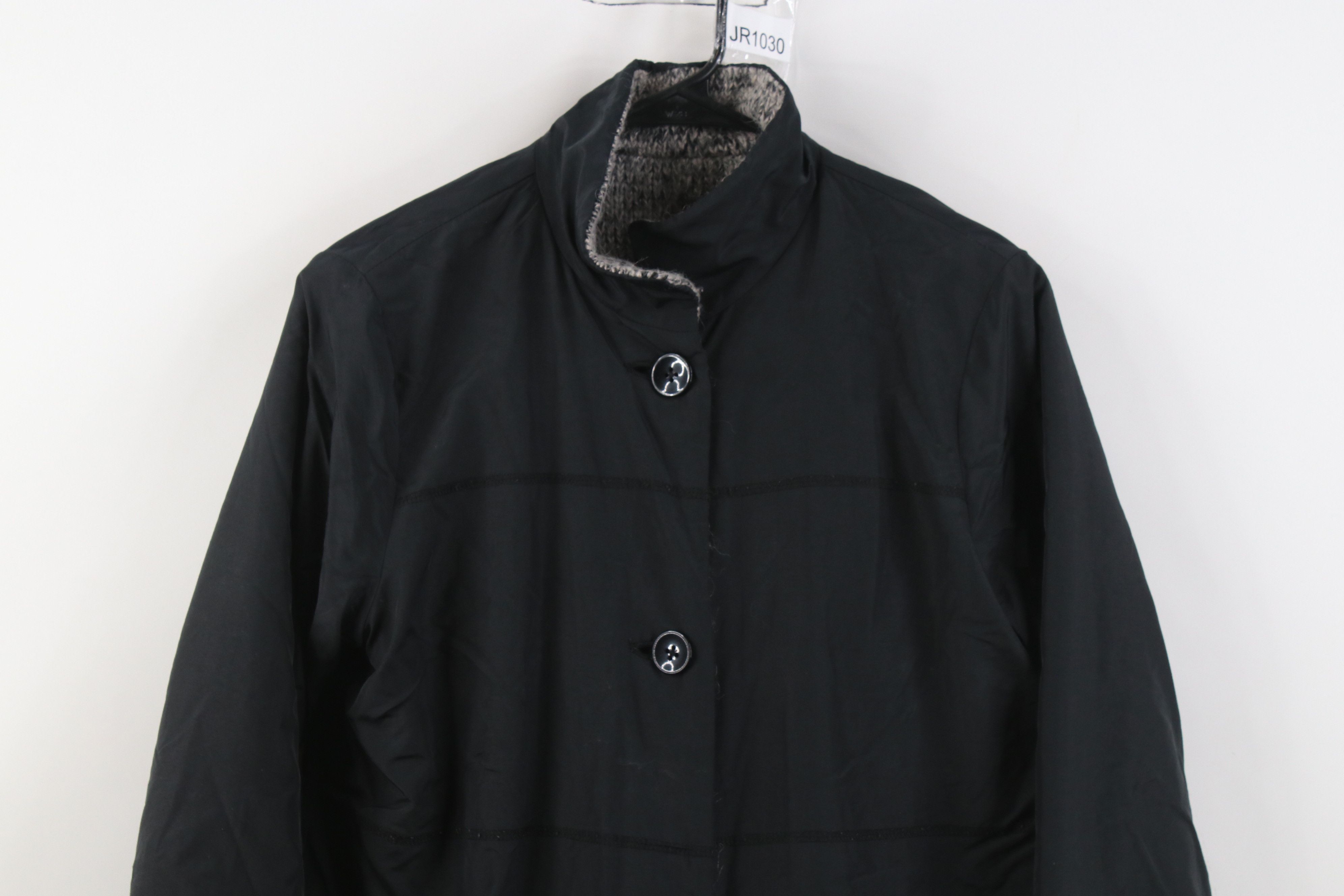 Vintage Vintage 90s Streetwear Reversible Wool Blend Button Jacket Size XS / US 0-2 / IT 36-38 - 10 Thumbnail