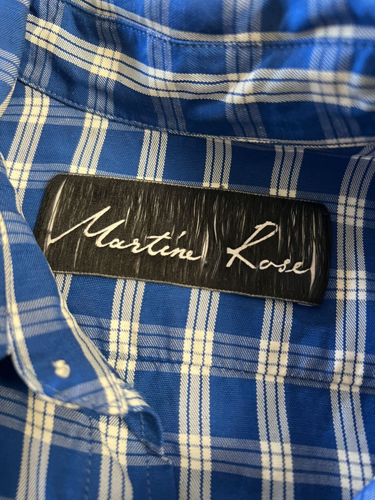 Martine Rose Oversized Checked Shirt Size US XS / EU 42 / 0 - 3 Thumbnail