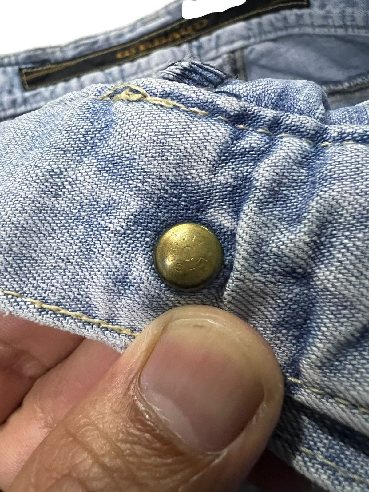 Marithe + Francois Girbaud 80’s Marithe Francois Girbaud Faded Distressed Jean Rare Size US 30 / EU 46 - 12 Thumbnail
