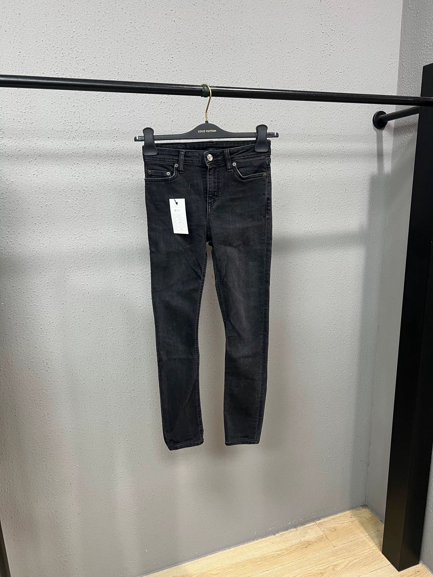 Acne Studios Acne Studios Black Denim Pants Size 24 Size 24" / US 00 / IT 34 - 1 Thumbnail