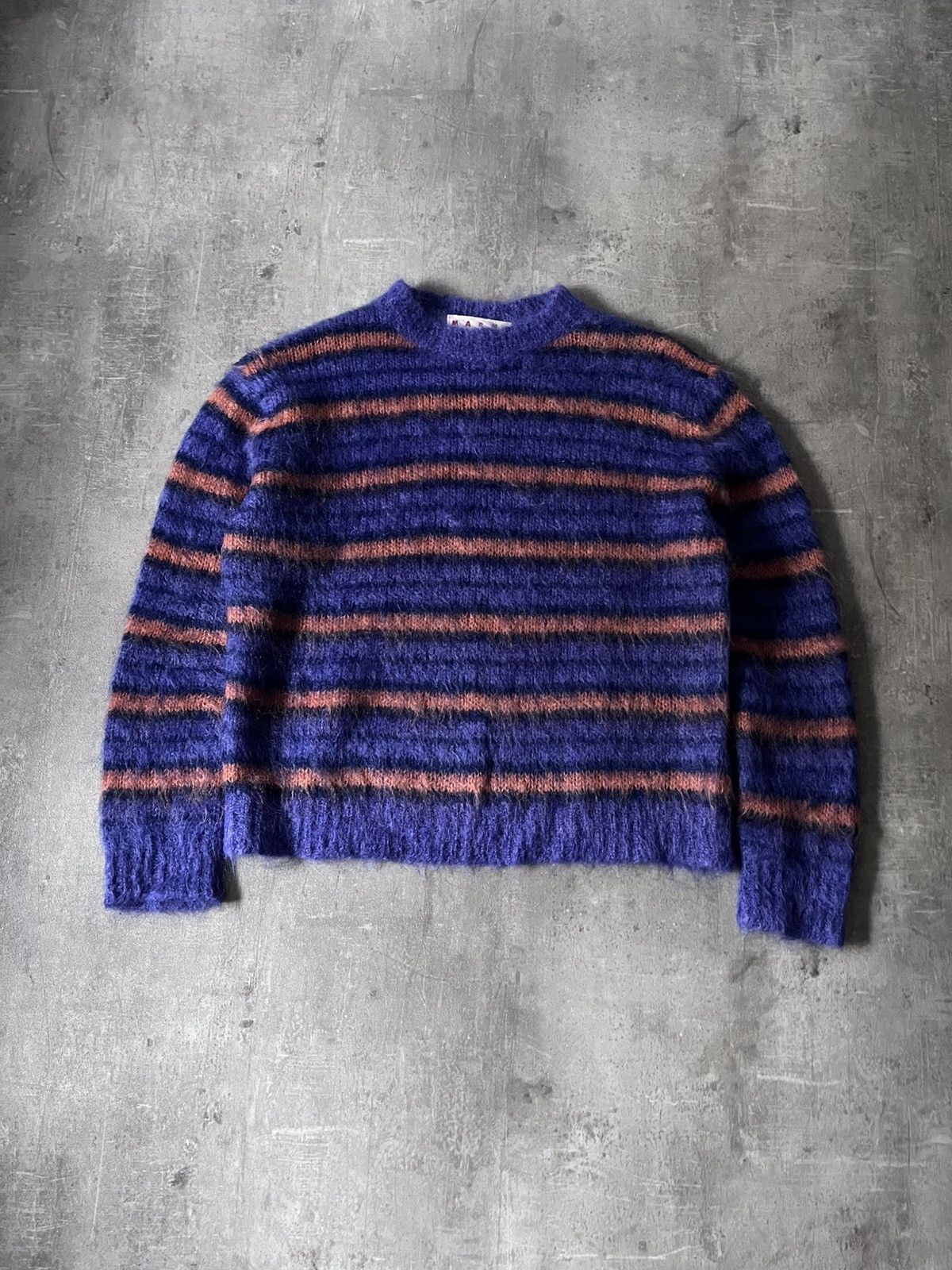Marni Marni Fuzzy Wuzzy Striped Mohair sweater rare Size US S / EU 44-46 / 1 - 1 Thumbnail