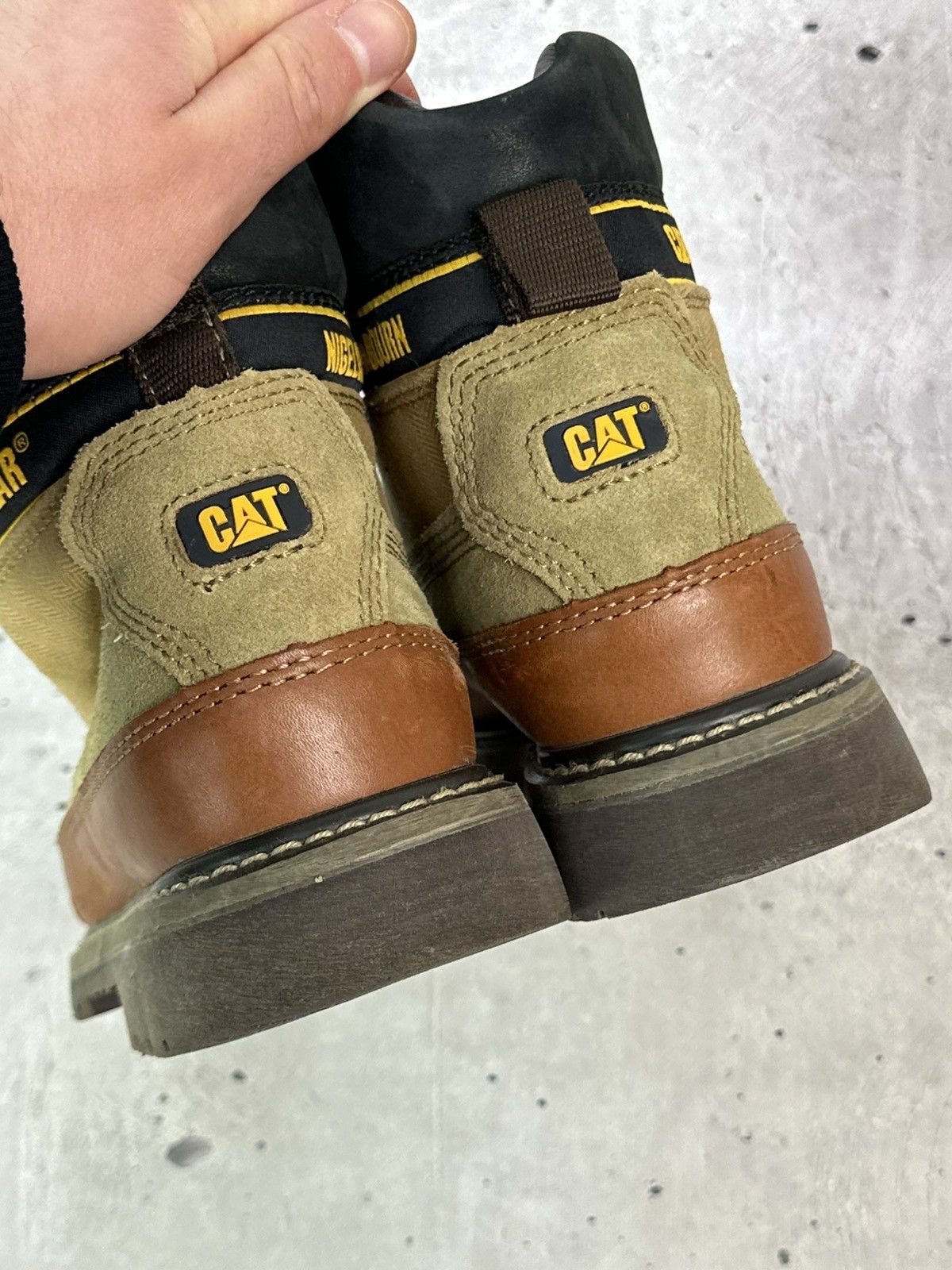 Nigel Cabourn Nigel Cabourn x Caterpillar Unisex leather Brown Utah Boots Size US 9.5 / EU 42-43 - 15 Thumbnail