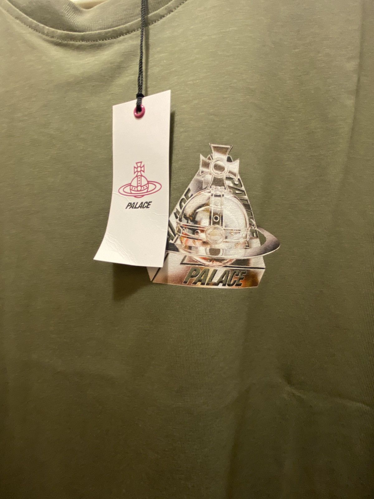 Palace × Vivienne Westwood Palace x Vivienne Westwood Tee Olive Size US L / EU 52-54 / 3 - 3 Thumbnail