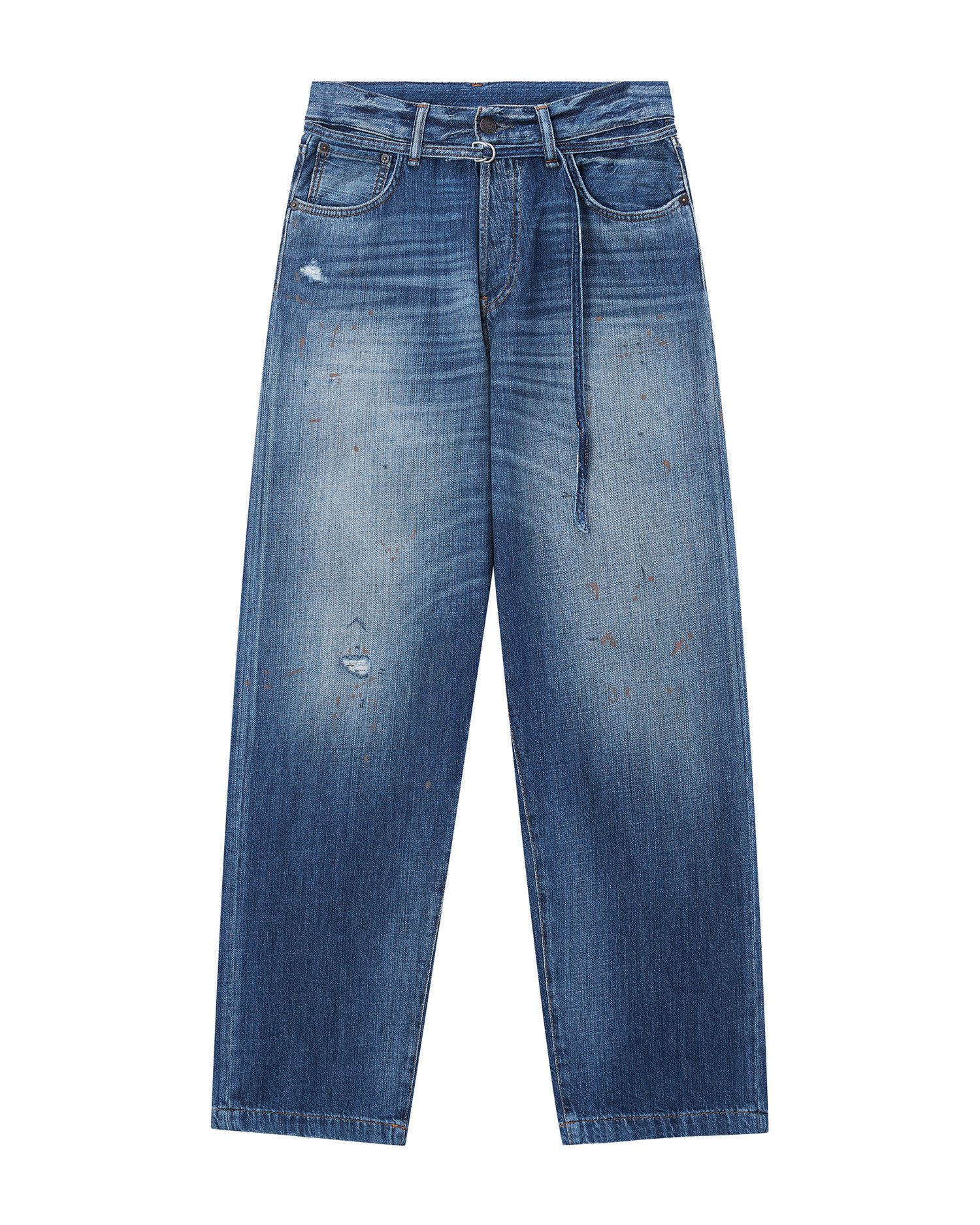 Acne Studios Acne Studios C001131991BLXTRAS26 Ornament Belt Ripped Jeans Size 26" / US 2 / IT 38 - 1 Thumbnail