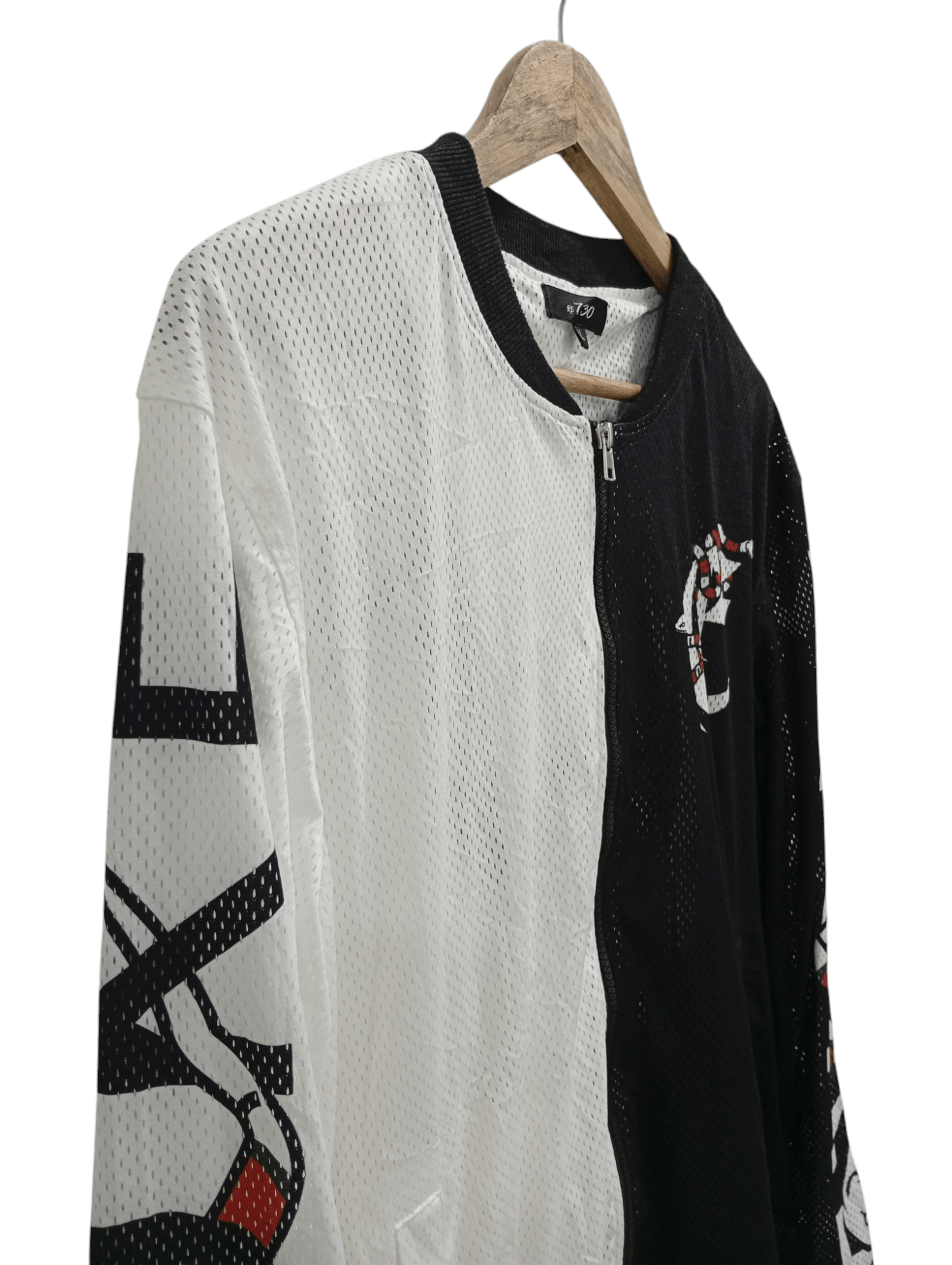 Japanese Brand 🔥🔥RE 730 Snake Printed Motif Sheer Mesh Jacket Size US L / EU 52-54 / 3 - 7 Thumbnail