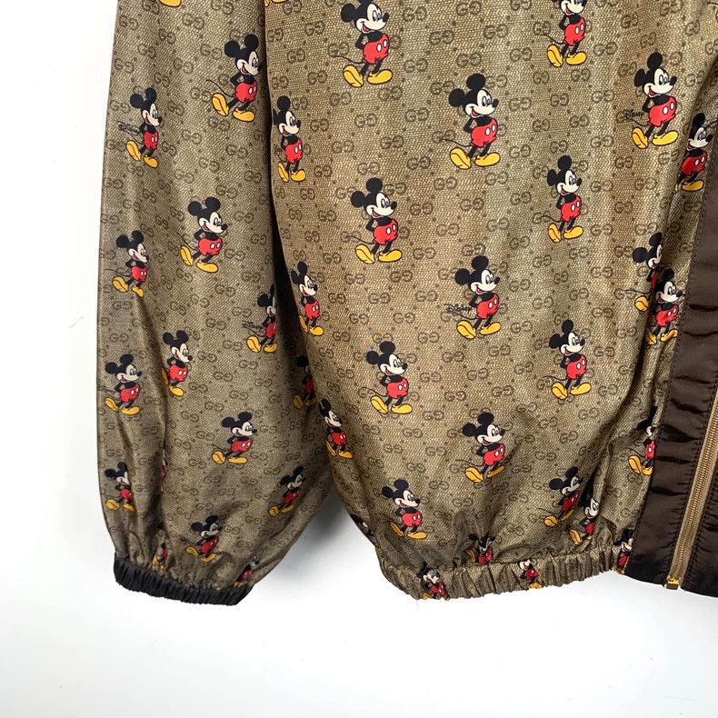 Gucci Gucci Disney co-branded brown logo Mickey pattern full prin Size US S / EU 44-46 / 1 - 4 Thumbnail