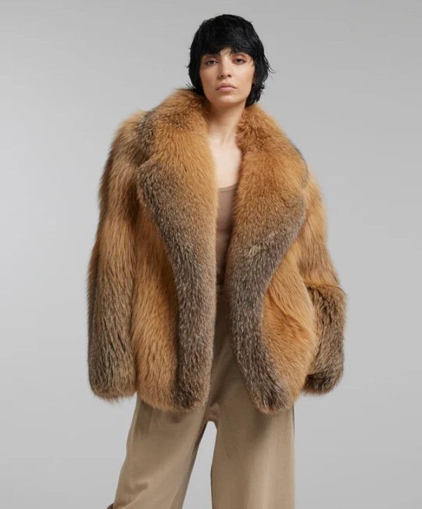 Other Women’s Ginger Fox Fur Coat Size L / US 10 / IT 46 - 1 Thumbnail