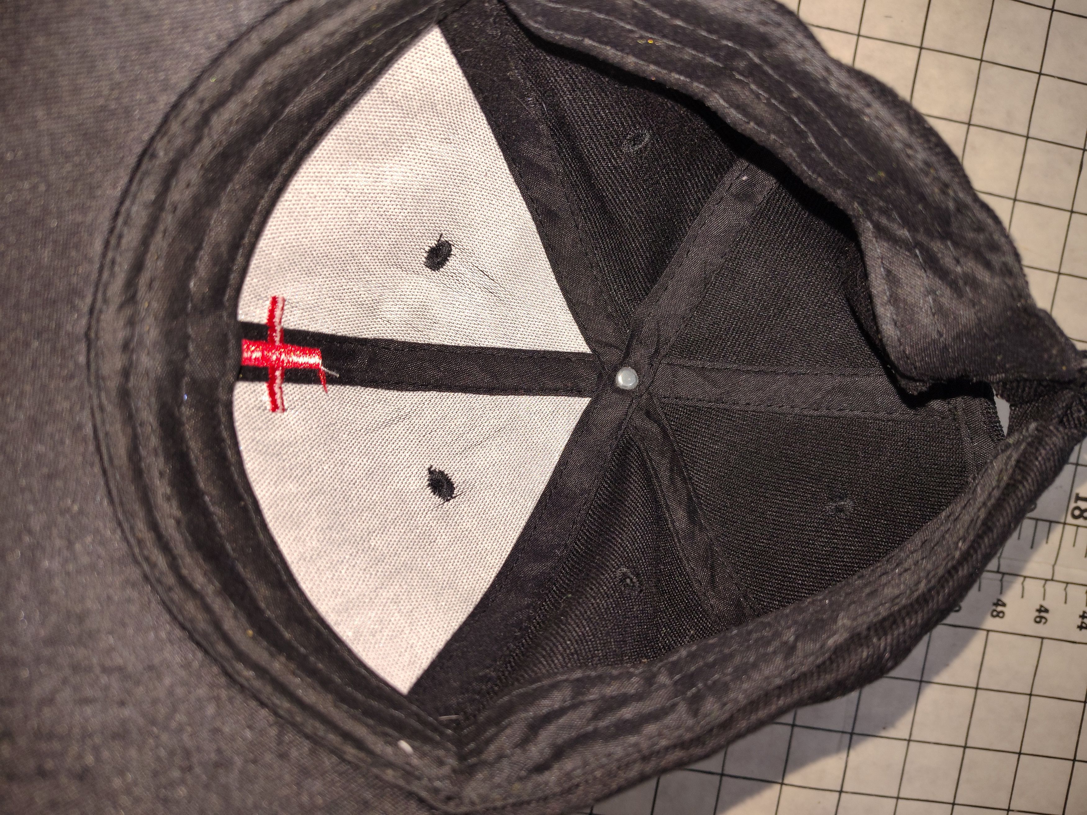 Other Men's Black & Red Cross Hat Size ONE SIZE - 4 Thumbnail