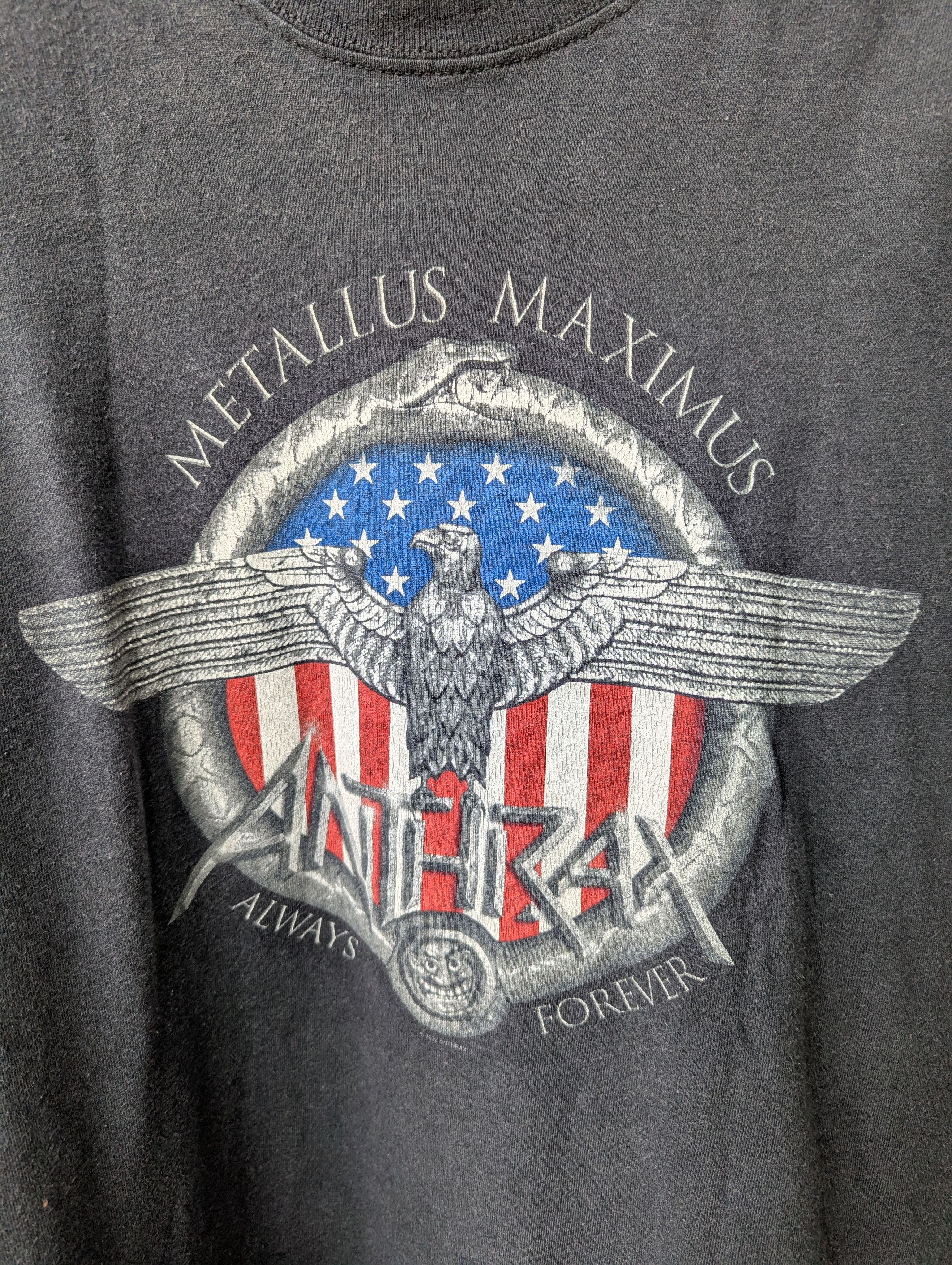 Band Tees 🔥FREE SHIPPING🔥Y2K Anthrax Metallus Maximus Band Tshirt Size US M / EU 48-50 / 2 - 2 Thumbnail