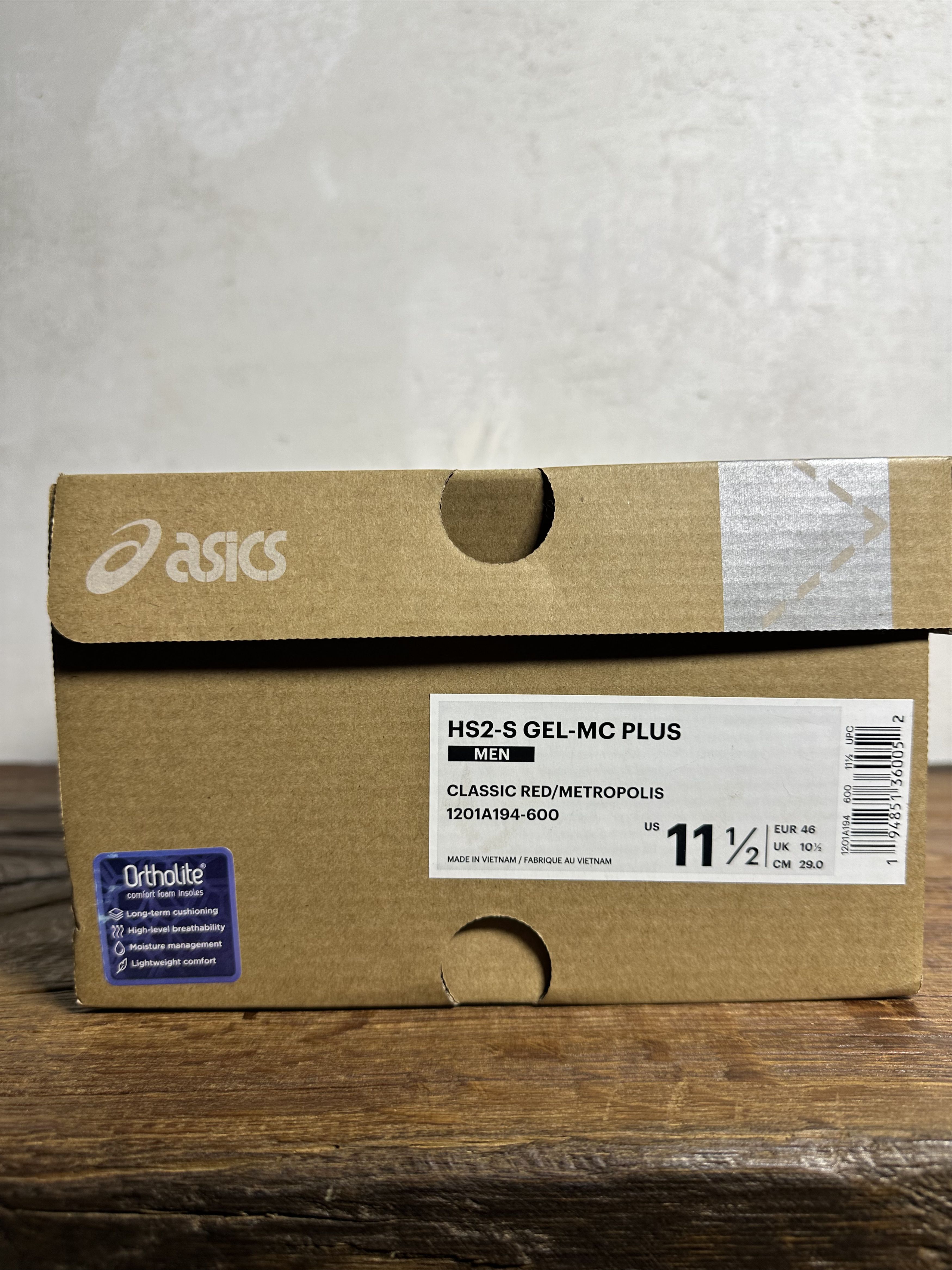 Asics Kiko Kostadinov ASICS HS2-S Gel-MC Plus Classic Red Sneakers Size US 11.5 / EU 44-45 - 3 Thumbnail