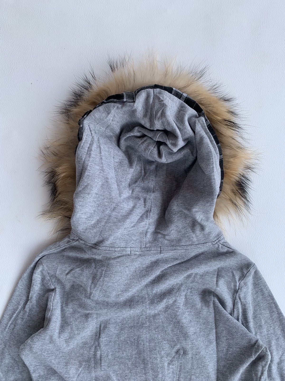 Other Crazy Persons Girl White Love Poem Zip Fur Hood Size S / US 4 / IT 40 - 11 Thumbnail