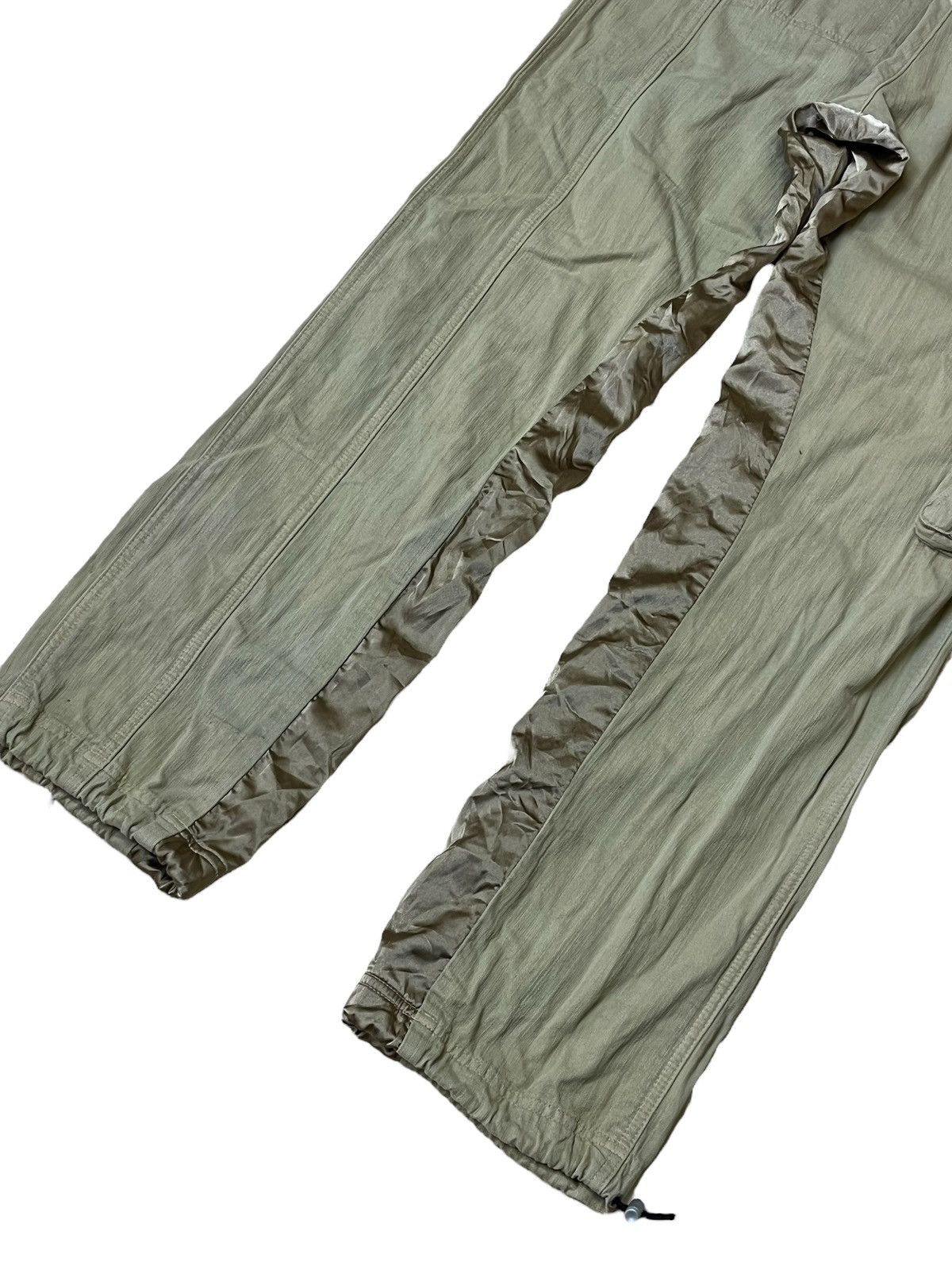 Japanese Brand Japanese cult EARTH MUSIC with silk patchwork cargo pants Size US 31 - 9 Thumbnail