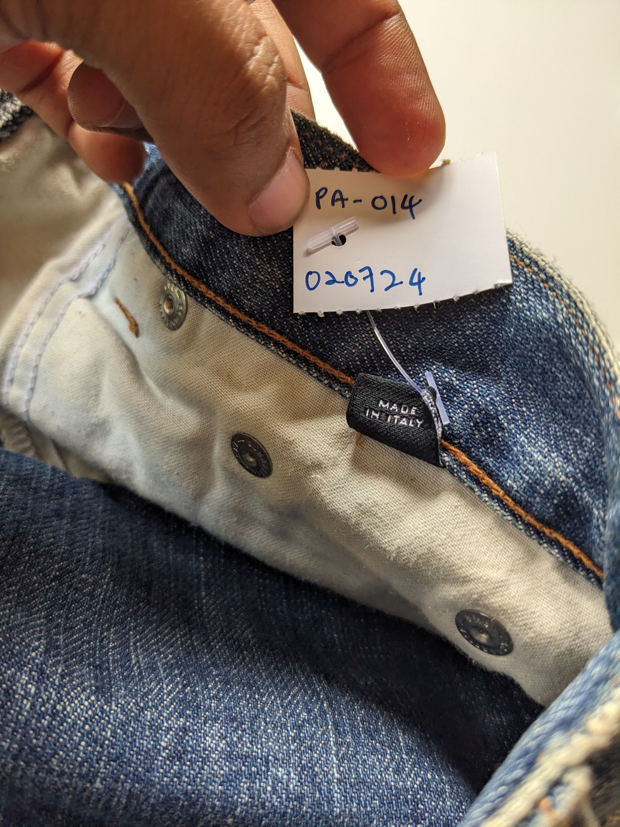Dolce & Gabbana SS02 Dolce & Gabbana inside out distressed jeans Size US 29 - 10 Thumbnail