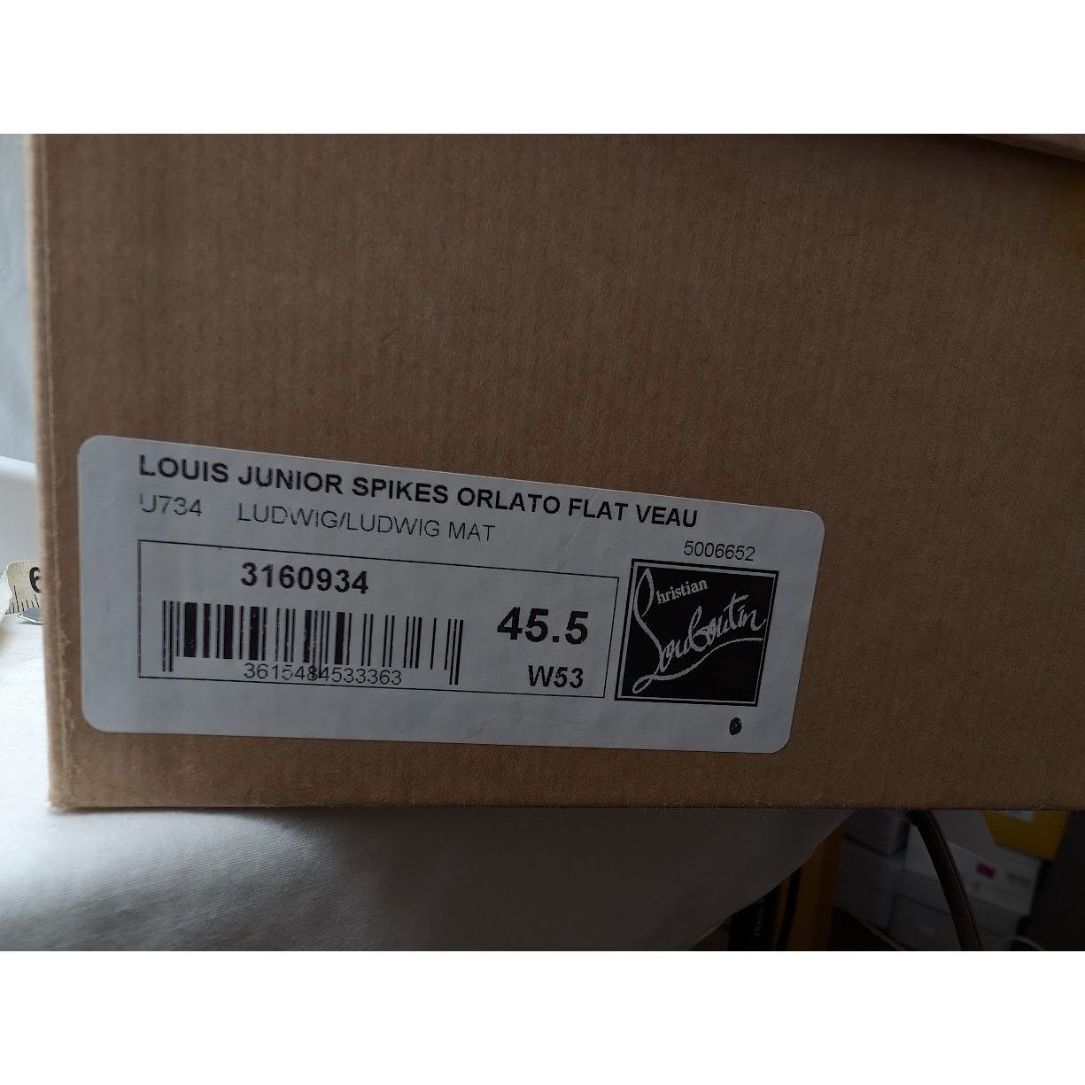 Christian Louboutin o1rshd1 Louis Junior Spikes Orlato Sneakers in Ludwig Size US 12.5 / EU 45-46 - 21 Thumbnail