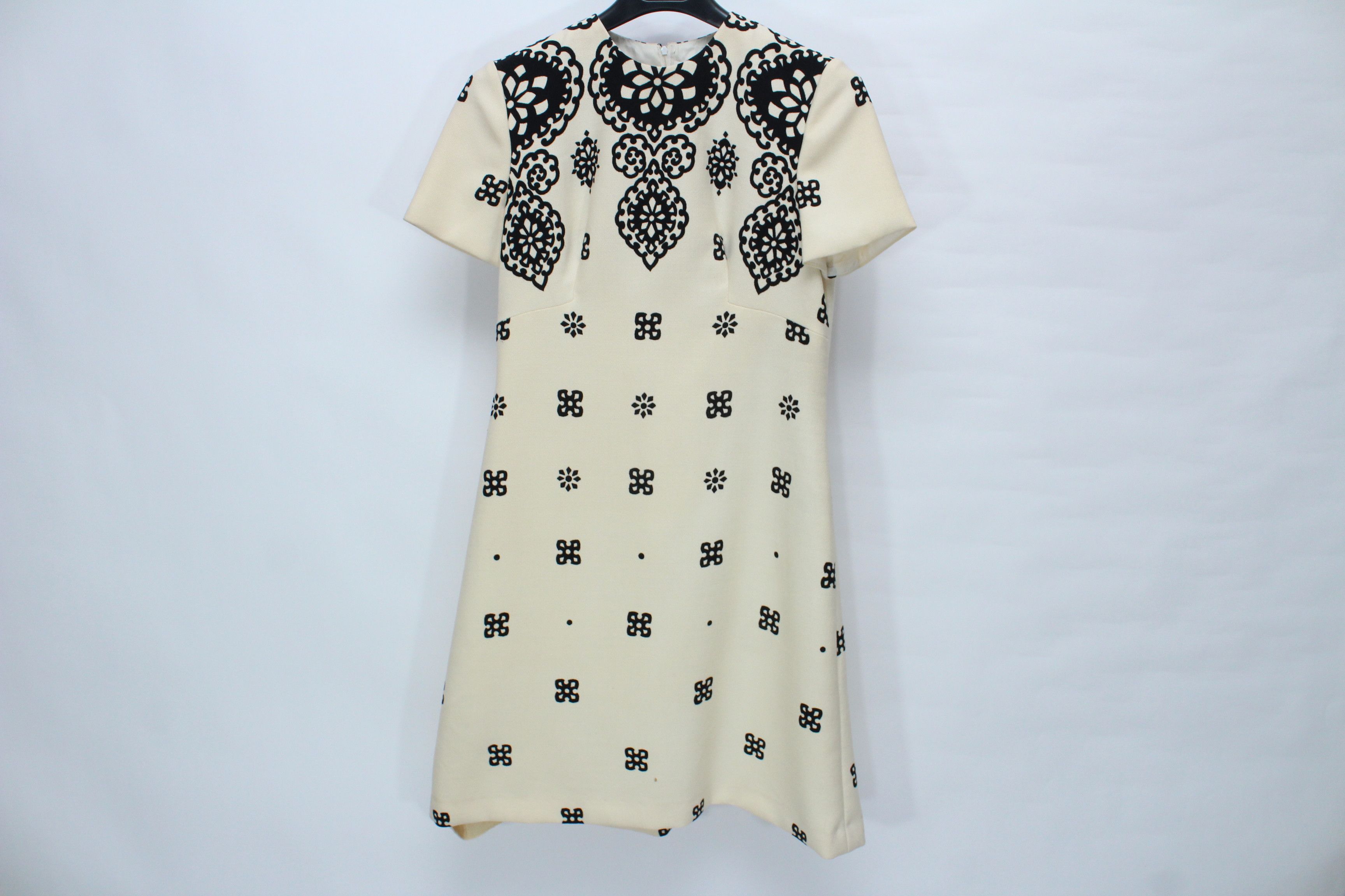Vintage Vintage Emilio Schuberth Roma Wool Mini Dress - Size 40 Size S / US 4 / IT 40 - 1 Thumbnail