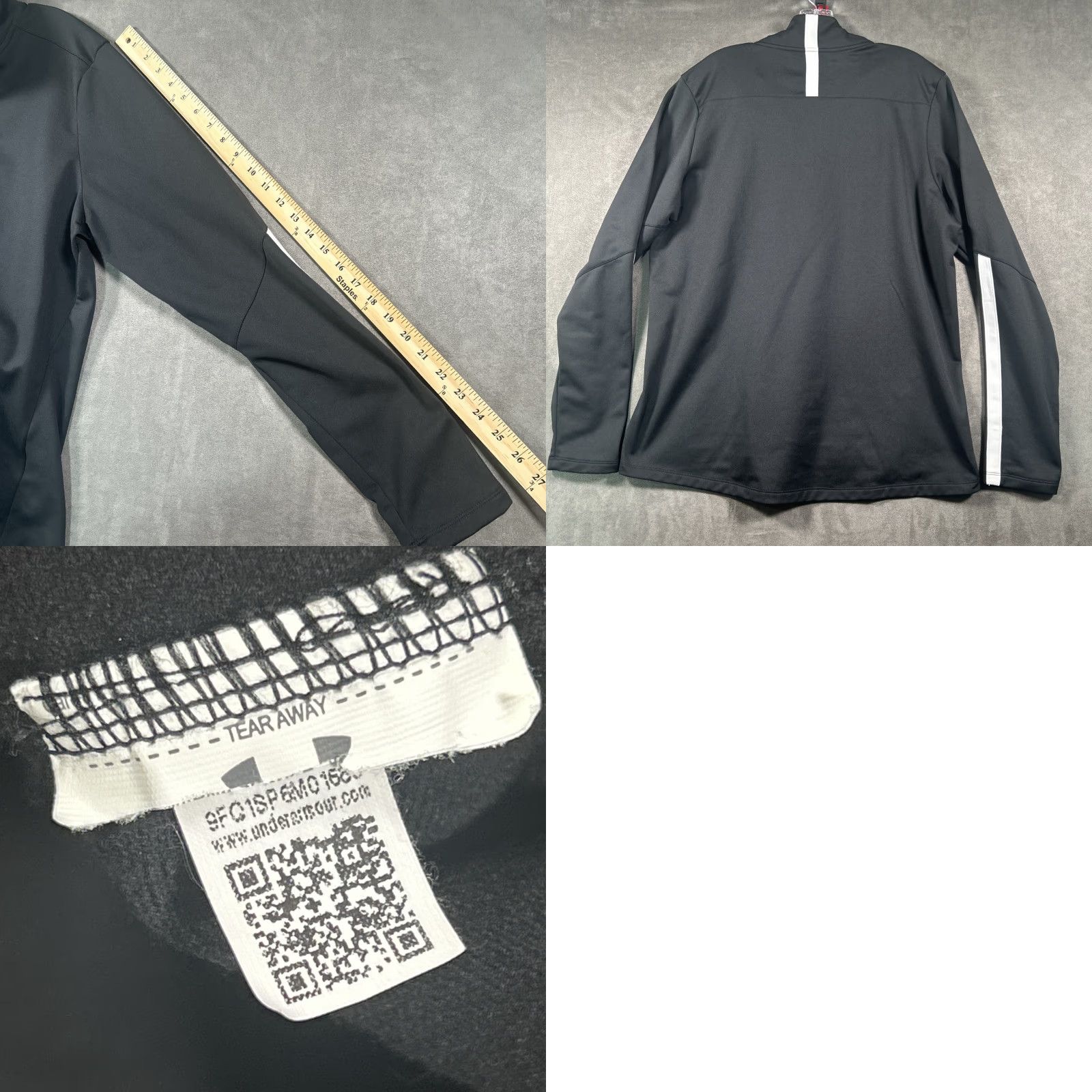Under Armour Under Armour Long Sleeve Pullover Mens XL Black 1/4 Zip Casual Workout Shirt Size US XL / EU 56 / 4 - 8 Thumbnail
