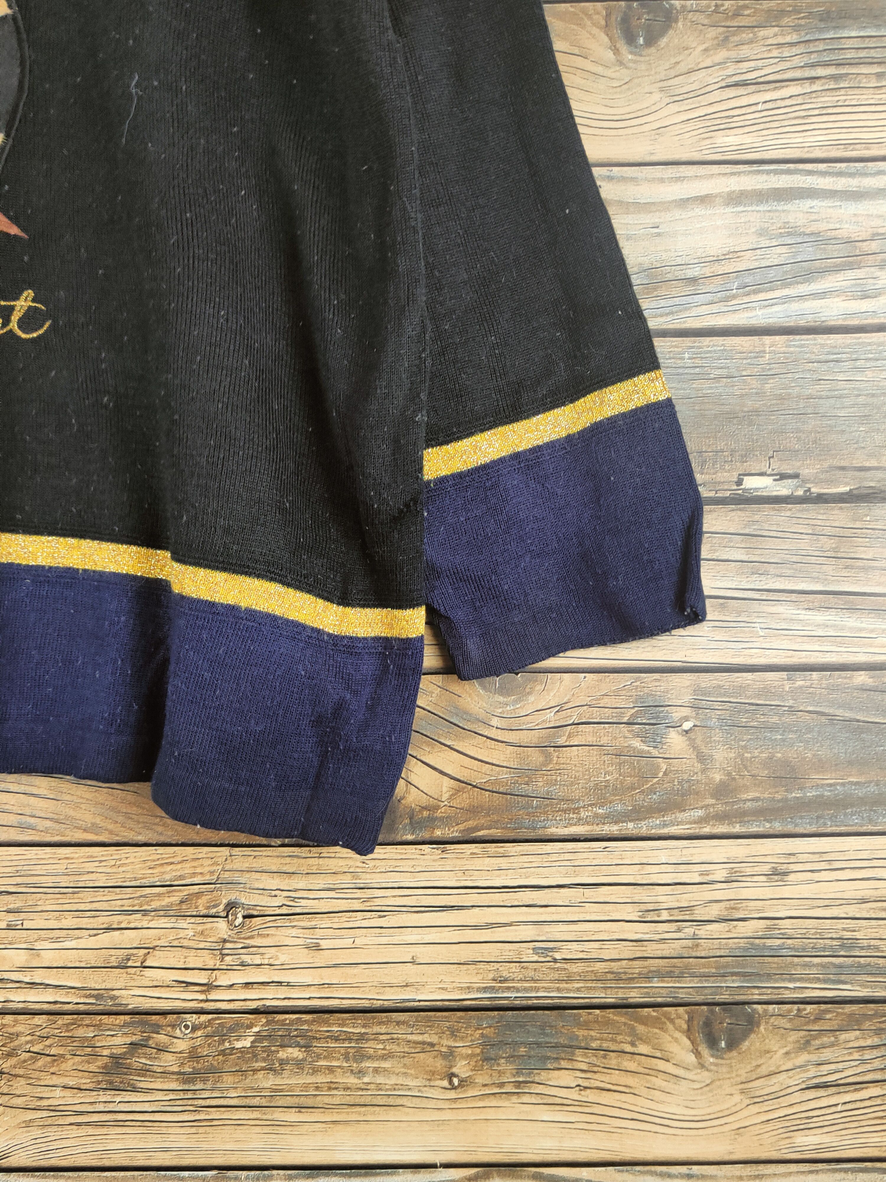 Japanese Brand DL Japanese Brand Black Knitwear Sweatshirts #46-471 Size L / US 10 / IT 46 - 7 Thumbnail