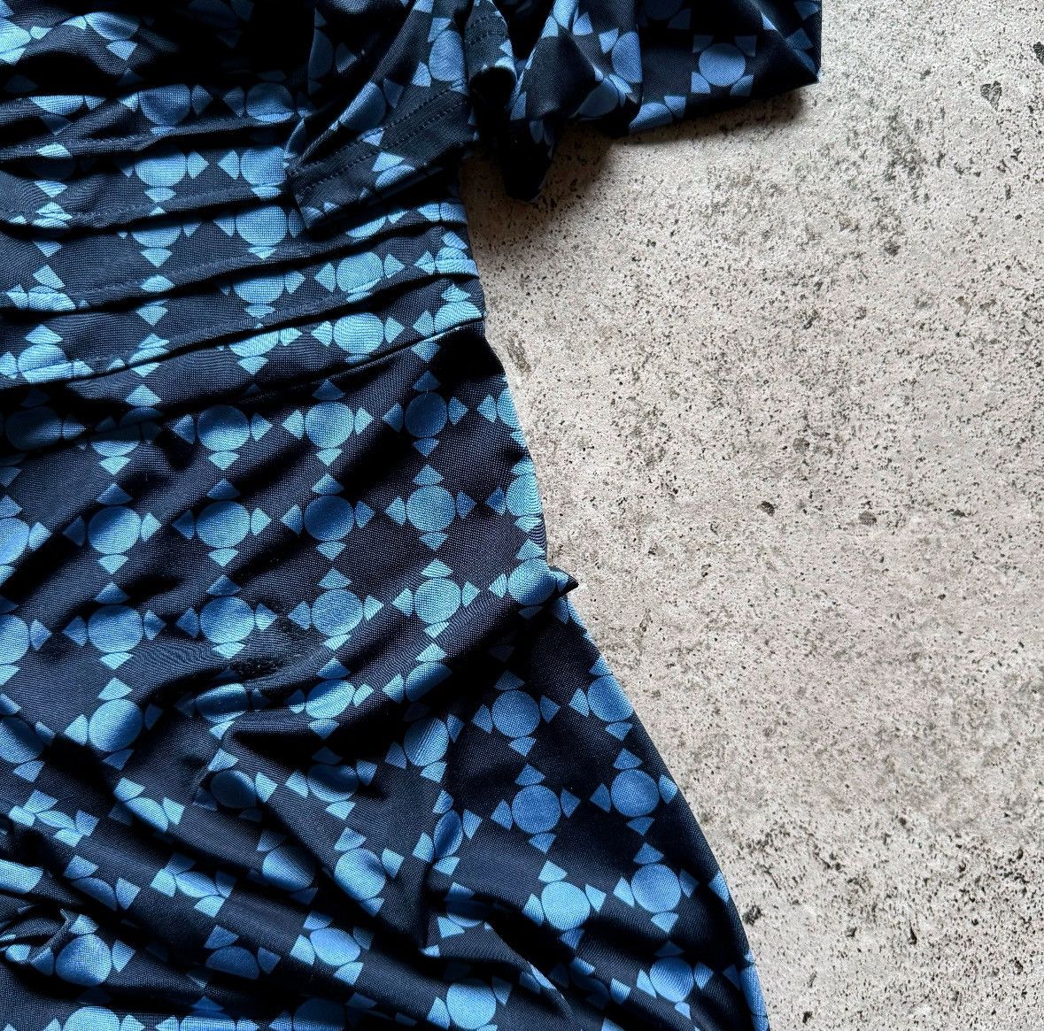 Ilse Jacobsen Ilse Jacobsen Womens Geometric Print 3/4 Sleeve Wrap Dress Size M / US 6-8 / IT 42-44 - 6 Thumbnail