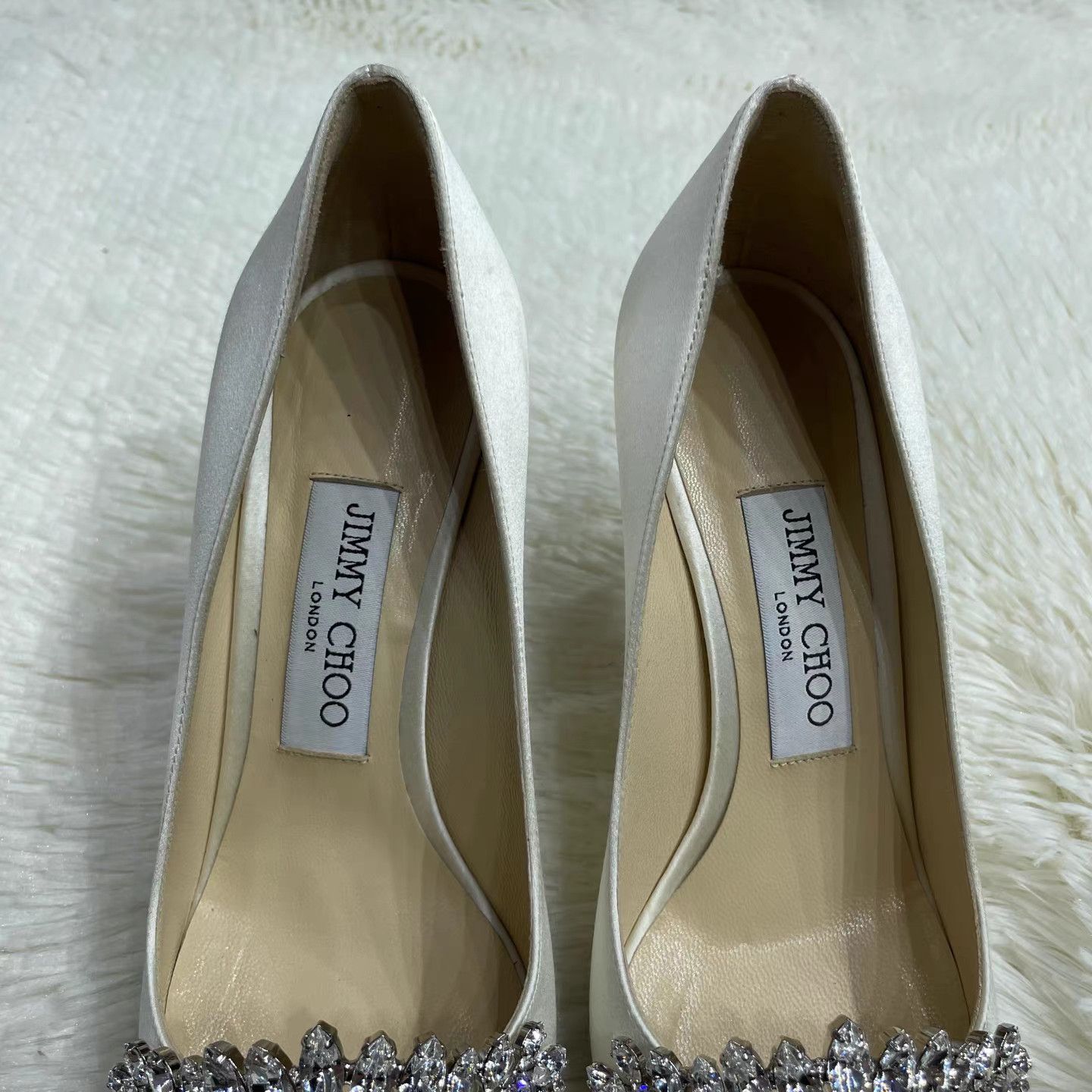 Jimmy Choo Jimmy Choo ROMY Crystal Embellished Stiletto Heel Pumps K15 Size US 6 / IT 36 - 7 Thumbnail
