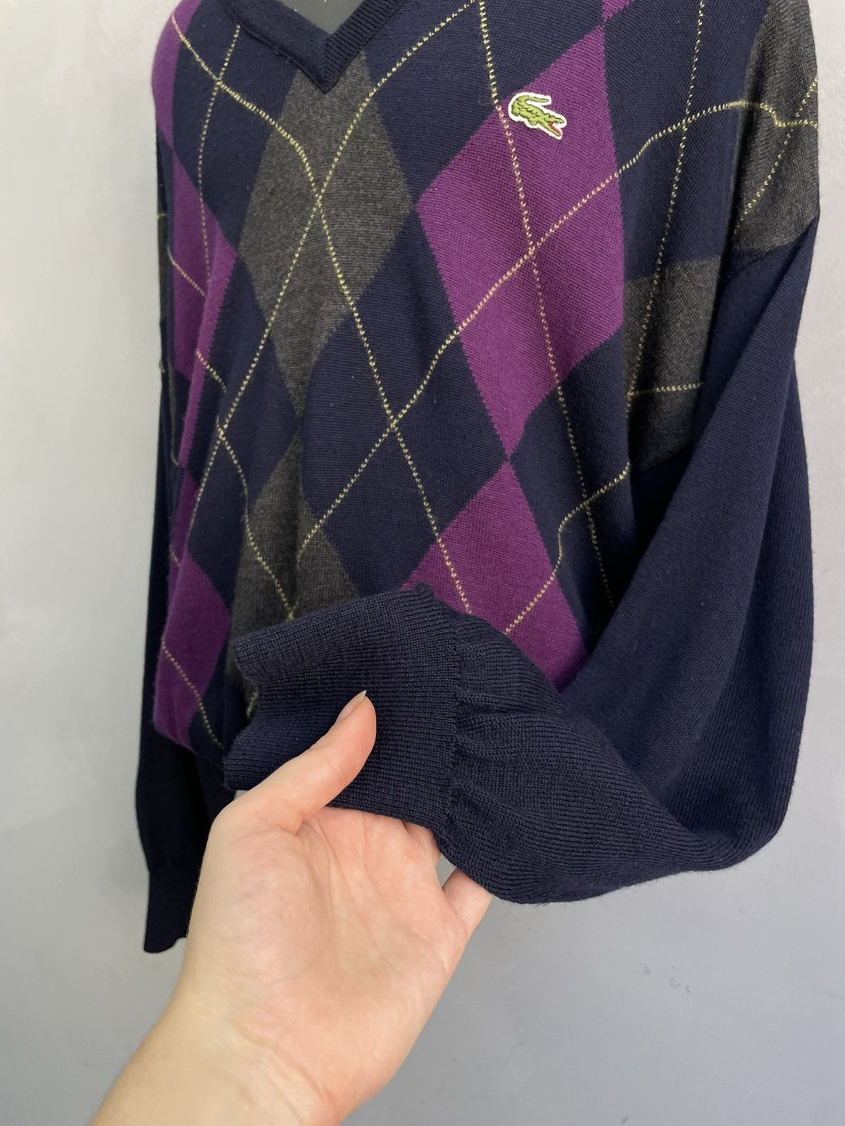 Lacoste Lacoste Chemise V neck old money sweater y2k Size US L / EU 52-54 / 3 - 4 Thumbnail