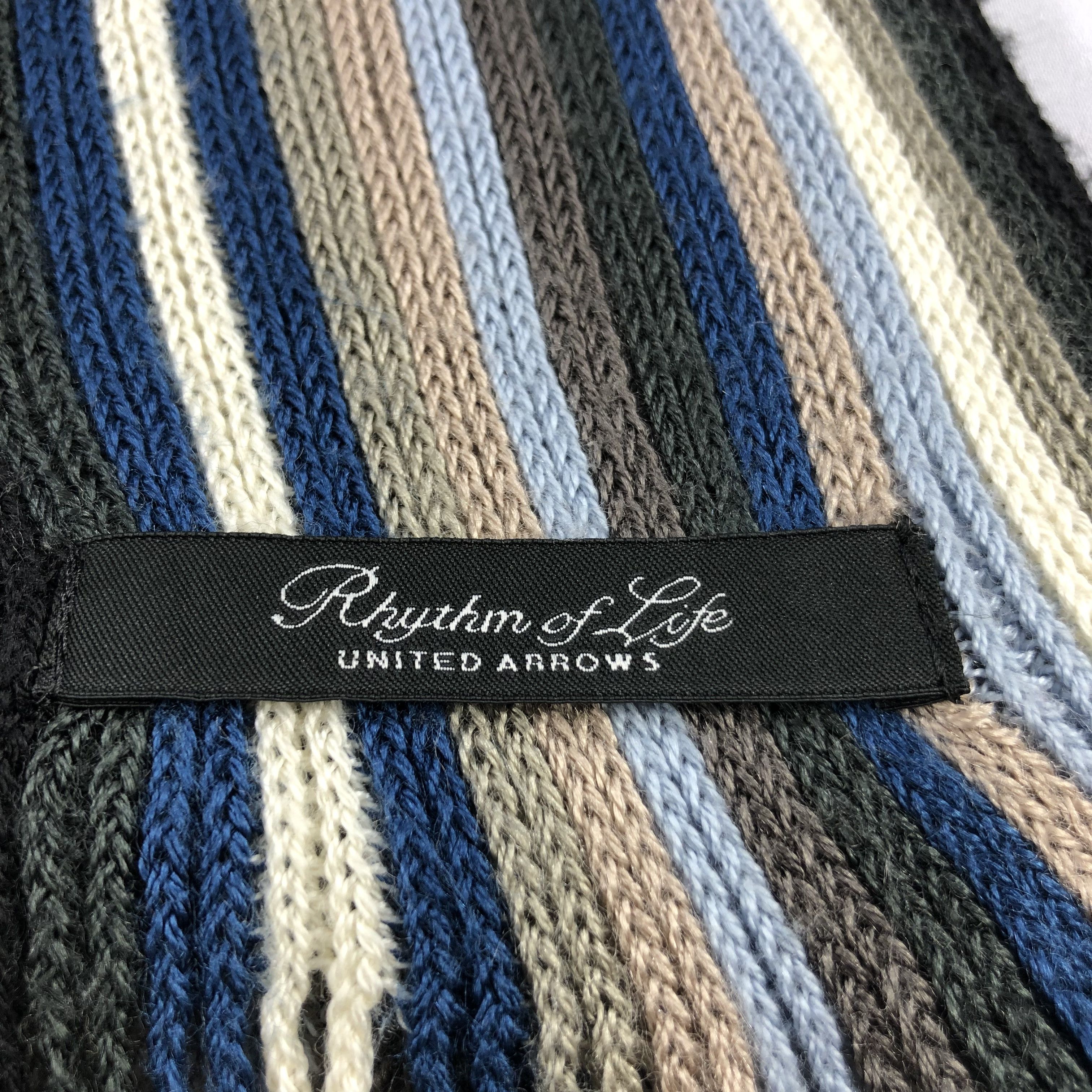 United Arrows Rhythm of Life United Arrows Wool Scarf Muffler V1008 Size ONE SIZE - 4 Thumbnail