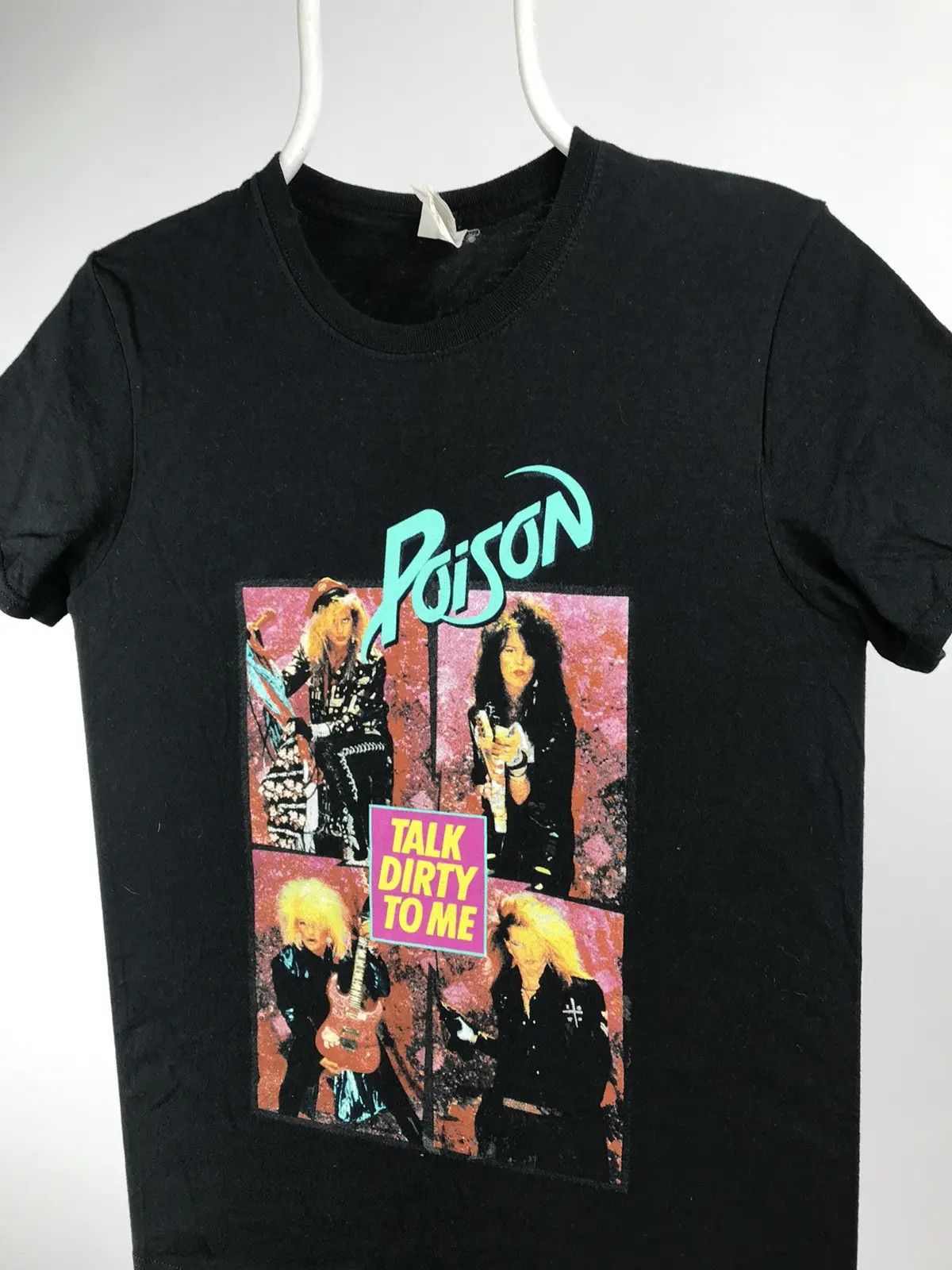 Band Tees Poison T-shirt talk dirty to me band tee rock size Small Size US S / EU 44-46 / 1 - 2 Thumbnail