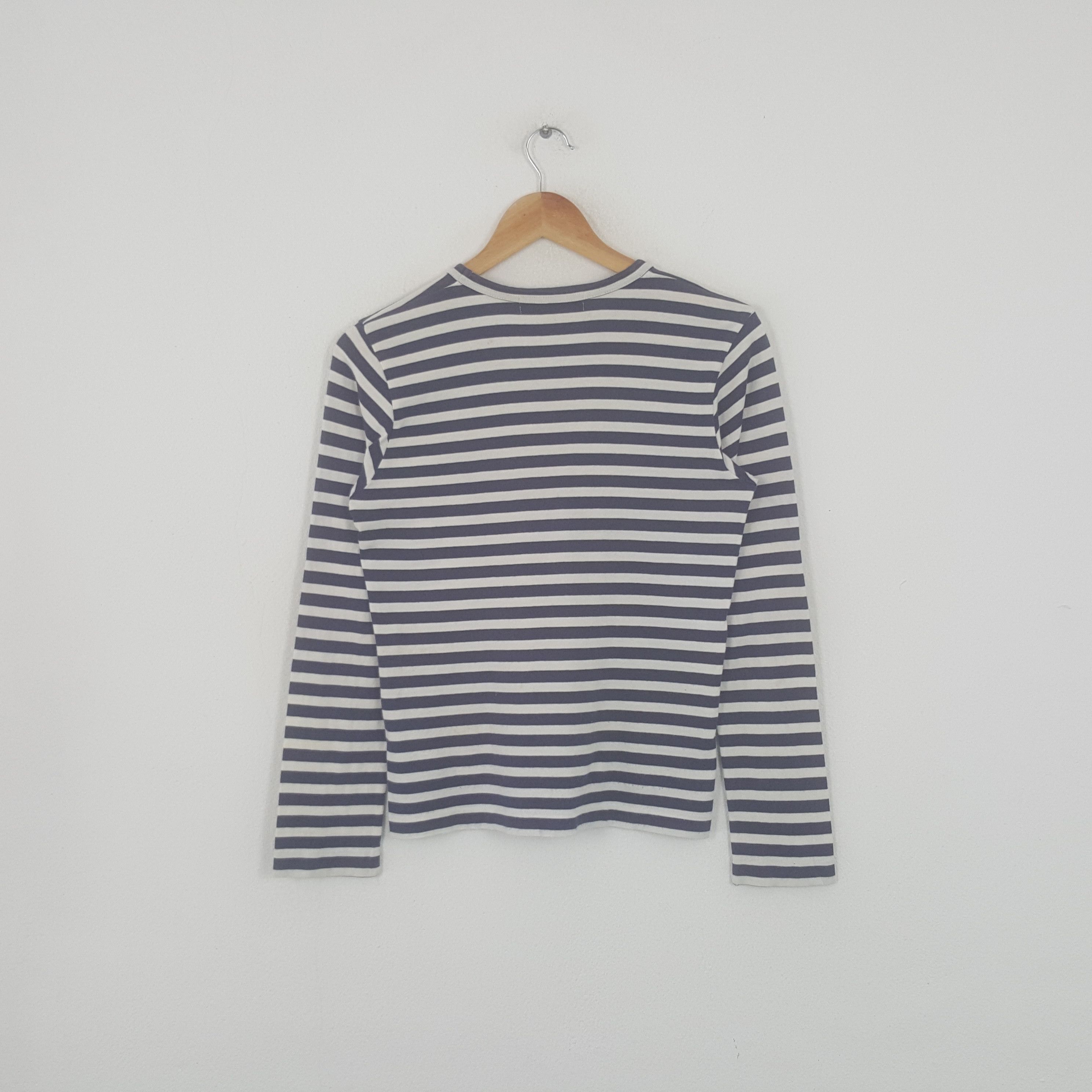 Comme des Garcons PLAY × Japanese Brand × Vintage Vintage Comme Des Garcons Play Japanese Striped T-shirt Size XS / US 0-2 / IT 36-38 - 3 Thumbnail