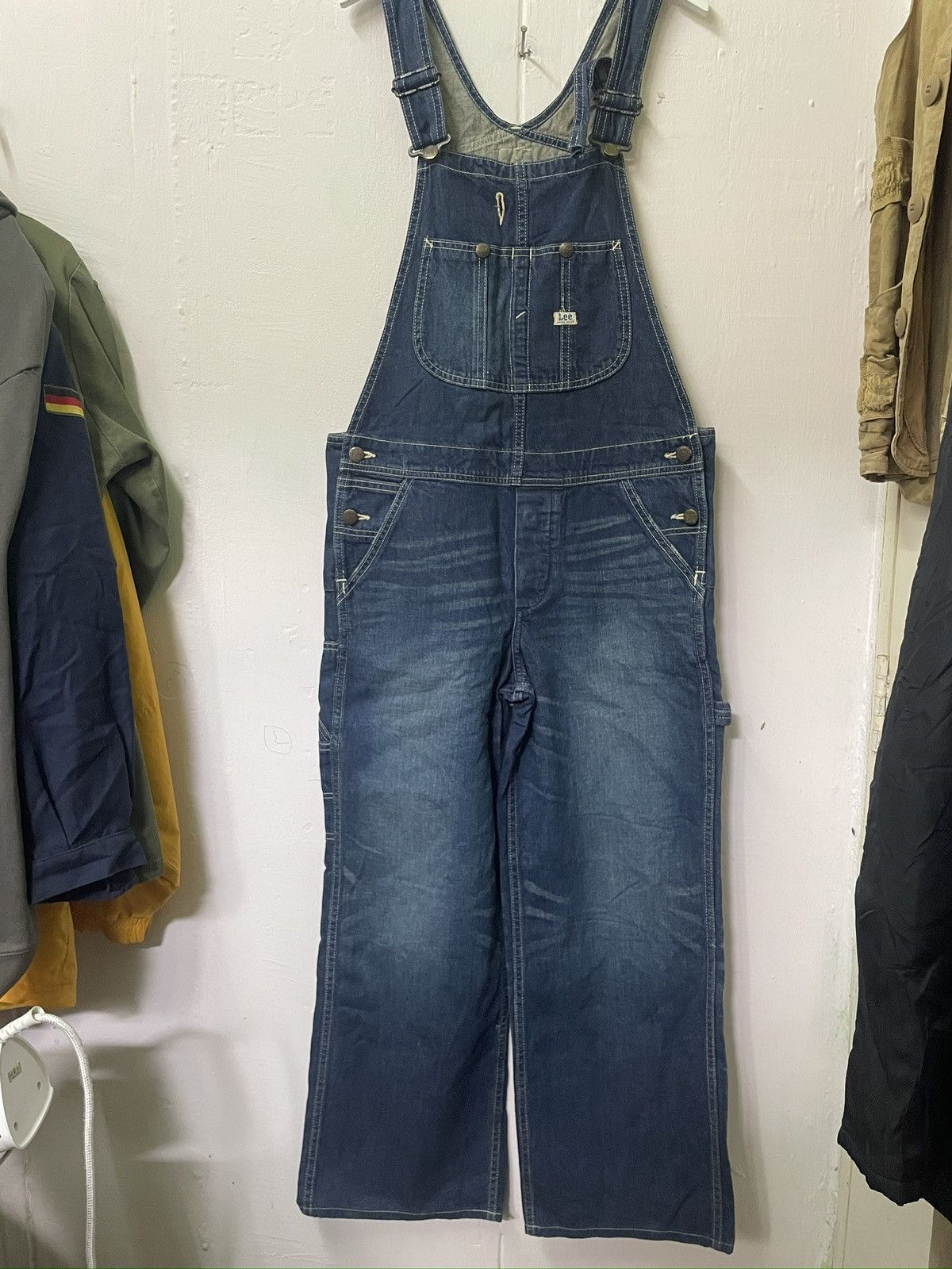 Lee Lee union vintage overall denim jeans Size US 35 - 1 Thumbnail