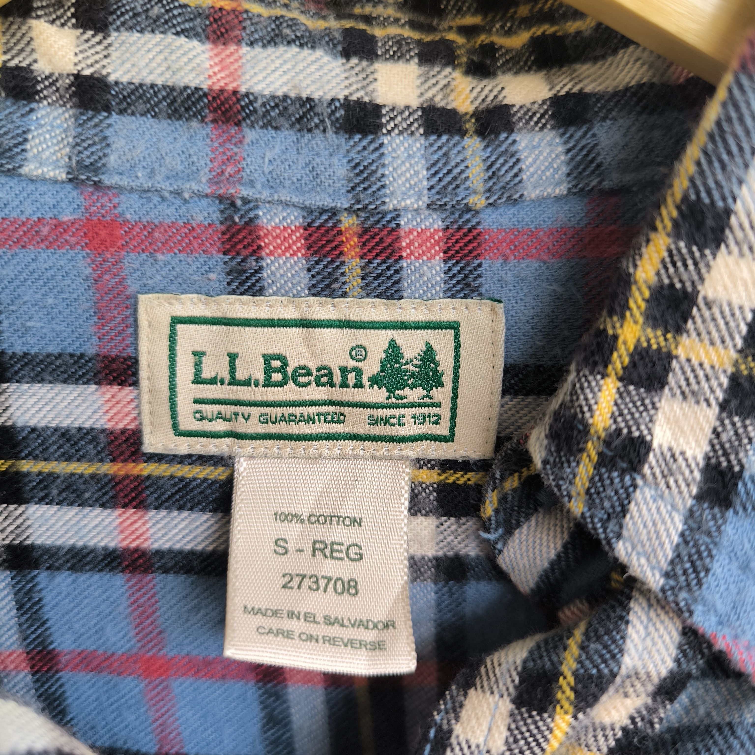 L.L. Bean Vintage flannel LL bean long shirt Size US S / EU 44-46 / 1 - 6 Thumbnail