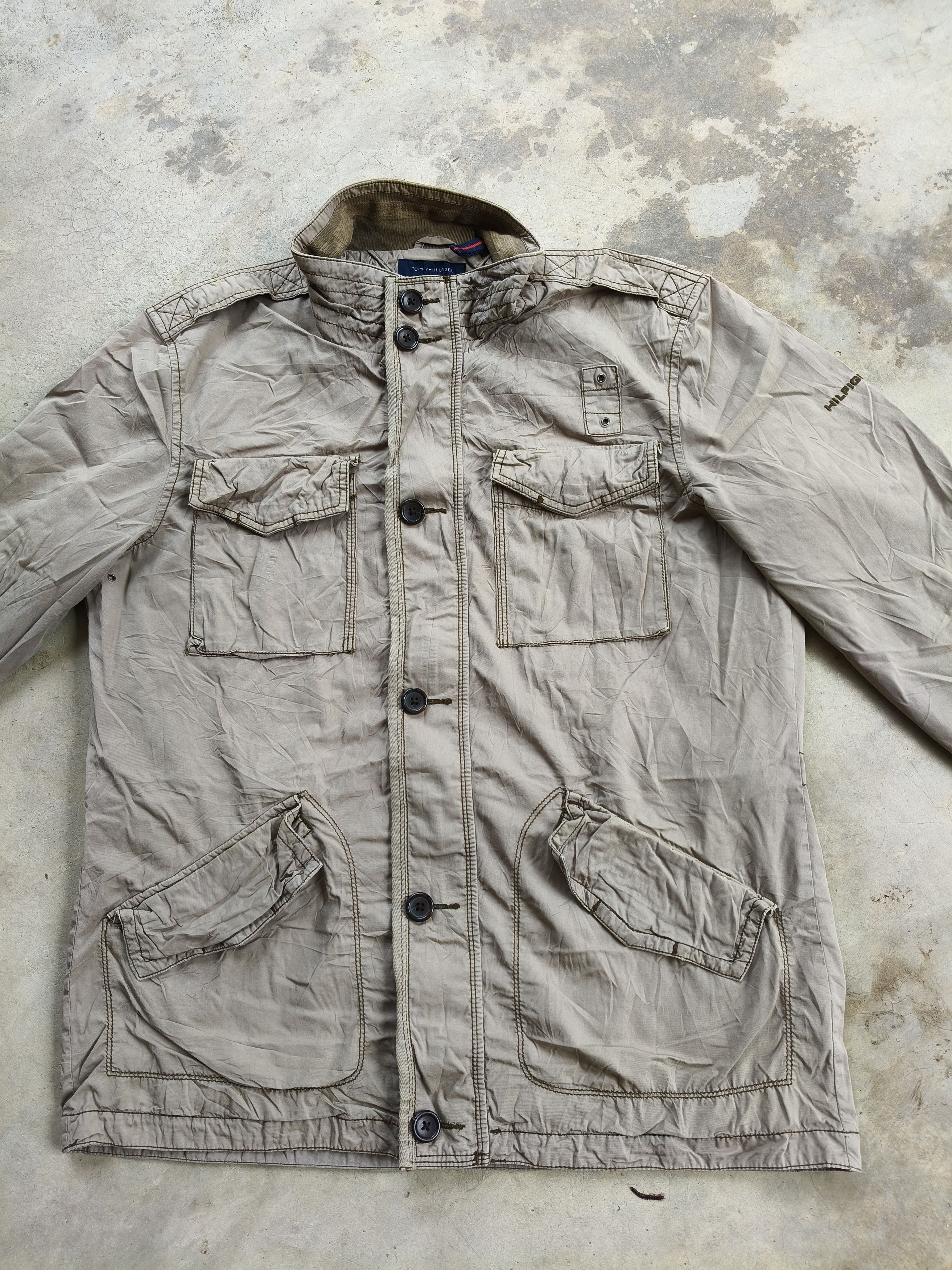 Tommy Hilfiger Vintage Tommy Hilfiger 4 pocket Jacket Size US XL / EU 56 / 4 - 5 Thumbnail