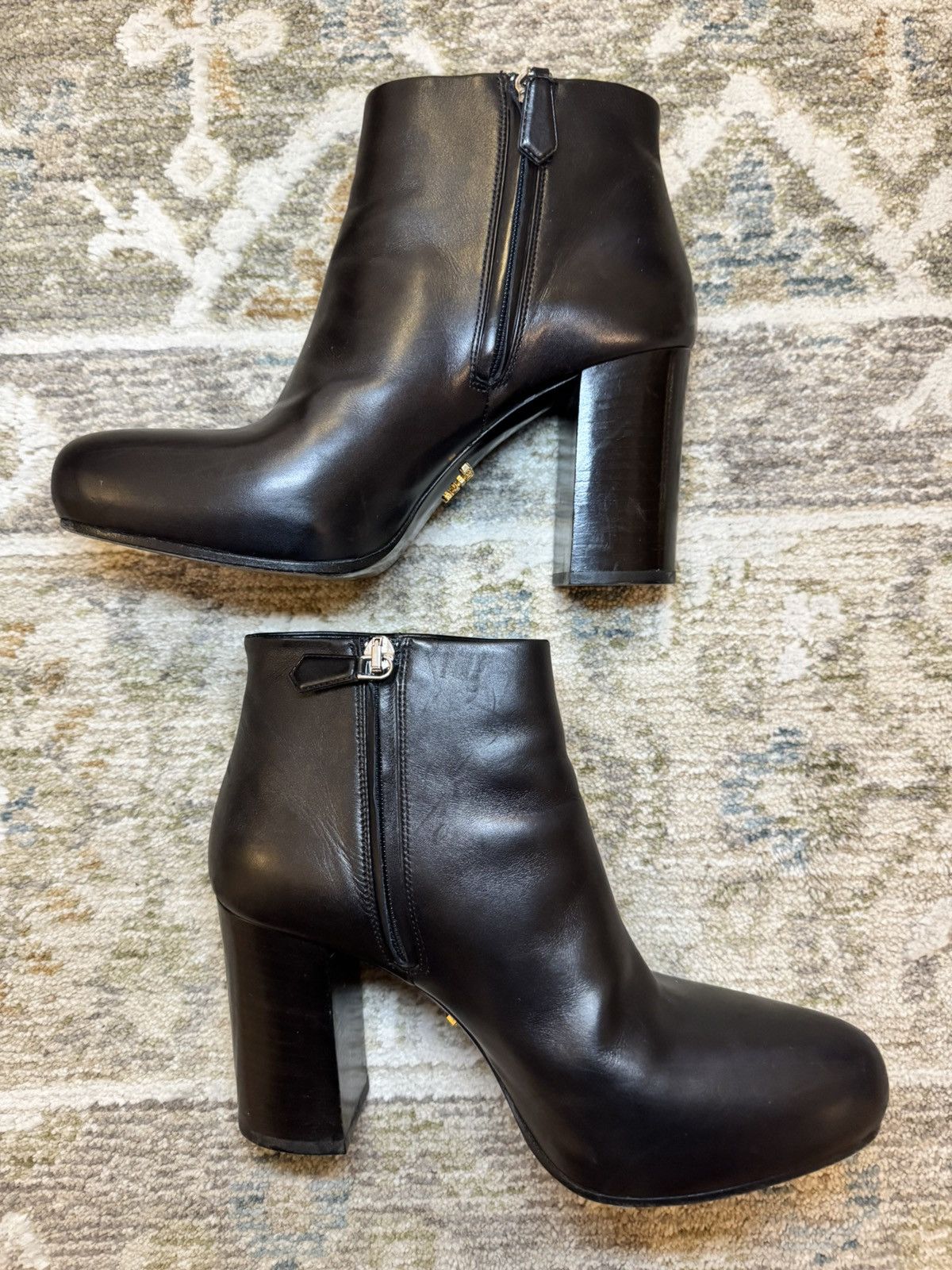 Prada Prada ankle boots black leather 36 IT / 6US Size US 6 / IT 36 - 3 Thumbnail