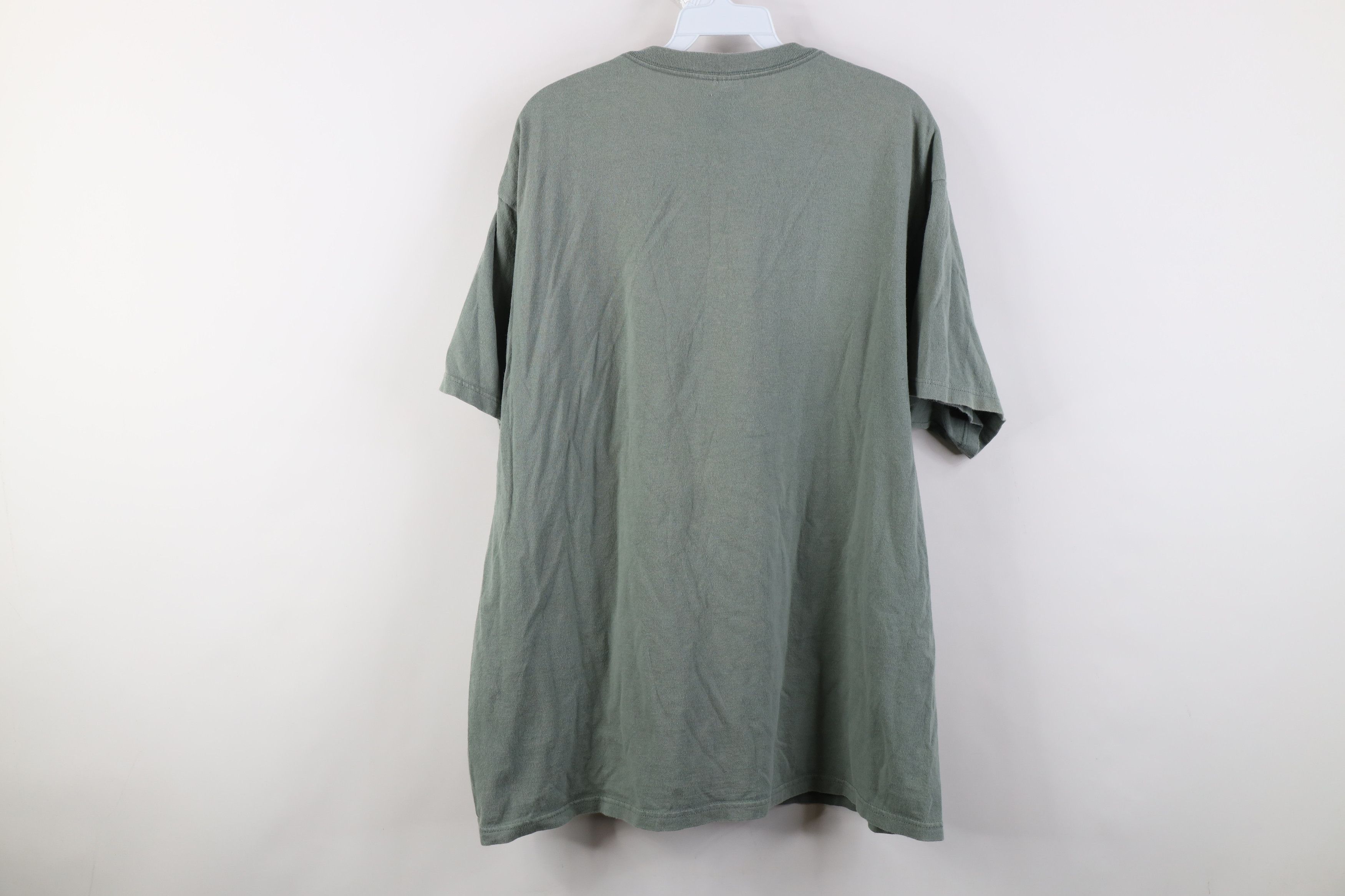 Nike Vintage 90s Nike Scott Mini Swoosh T-Shirt Light Green USA Size US L / EU 52-54 / 3 - 10 Thumbnail