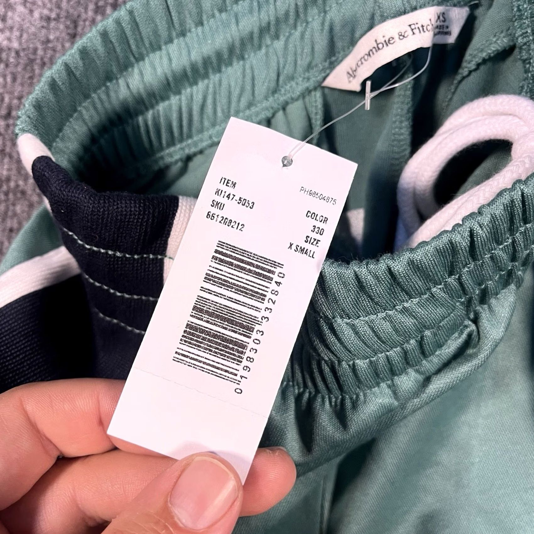 Abercrombie & Fitch VINTAGE Abercrombie & Fitch Track Pants Women XS Green Drawstring Activewear NWT Regular Size XS Size 26" / US 2 / IT 38 - 7 Thumbnail