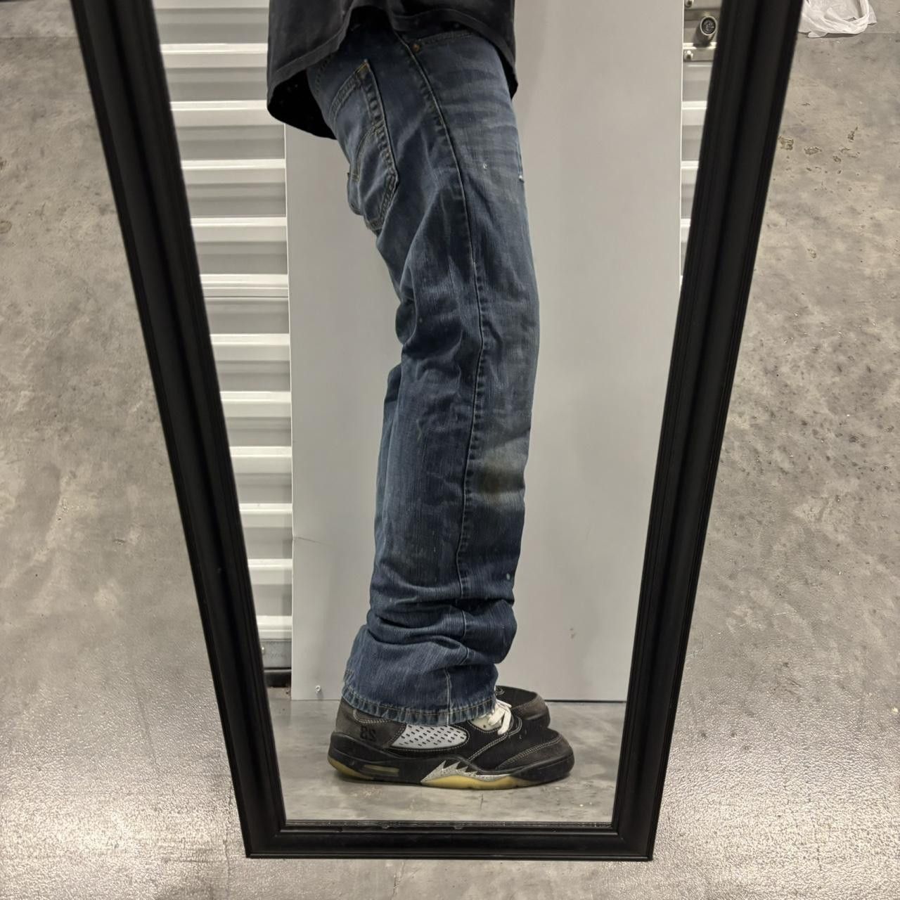 Levi's × Vintage Crazy Vintage Y2K/2000s Grunge Dark Wash Levis Denim Jeans! Size US 30 / EU 46 - 2 Thumbnail