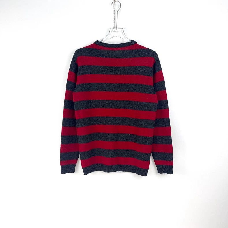 Loewe loewe Classic embroidered sweater with red and gray stripes Size US M / EU 48-50 / 2 - 4 Thumbnail