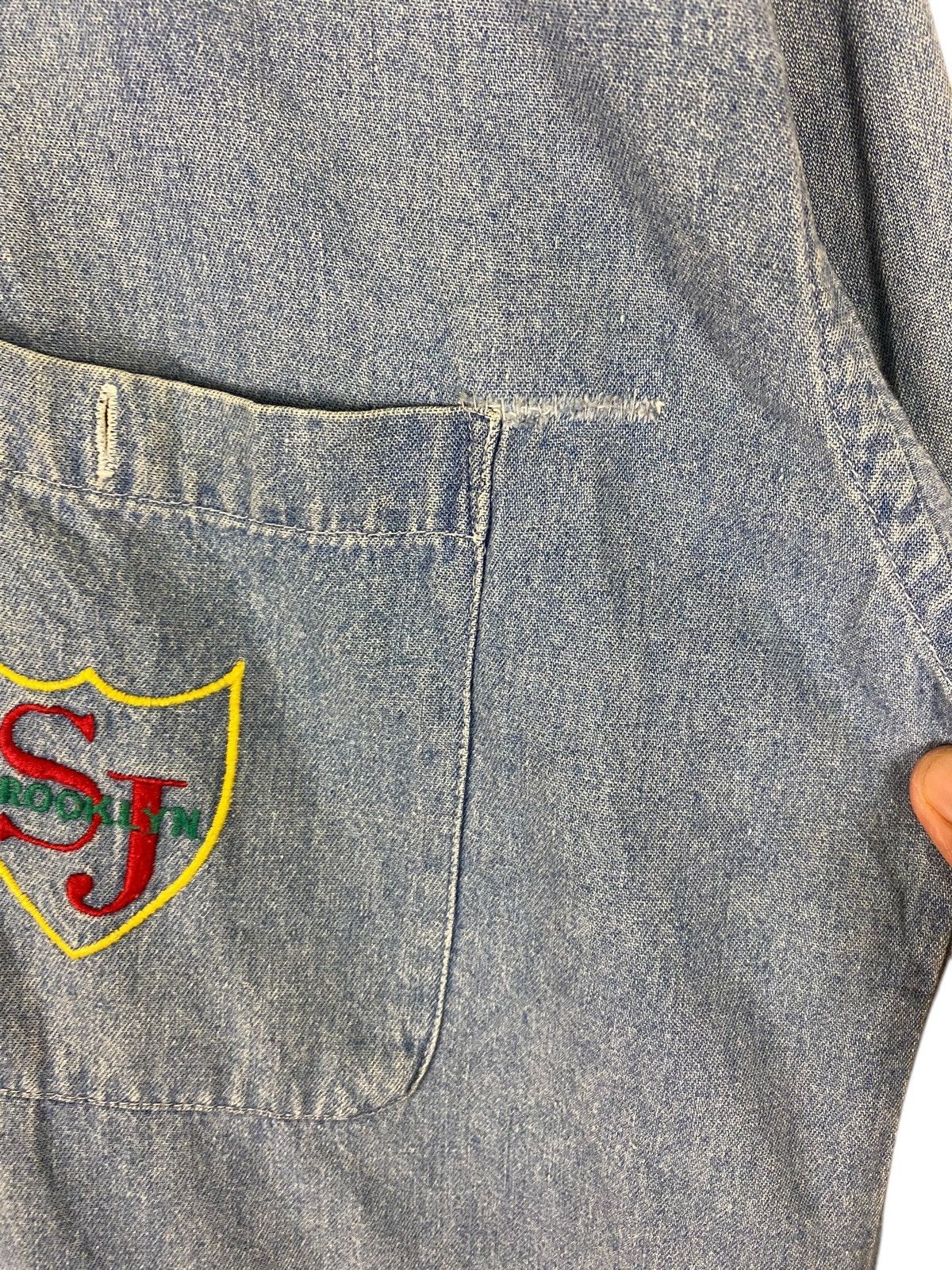 Cross Colours Vintage 40 Acres and A Mule Filmworks Spike Lee Denim Shir Size US XL / EU 56 / 4 - 7 Thumbnail