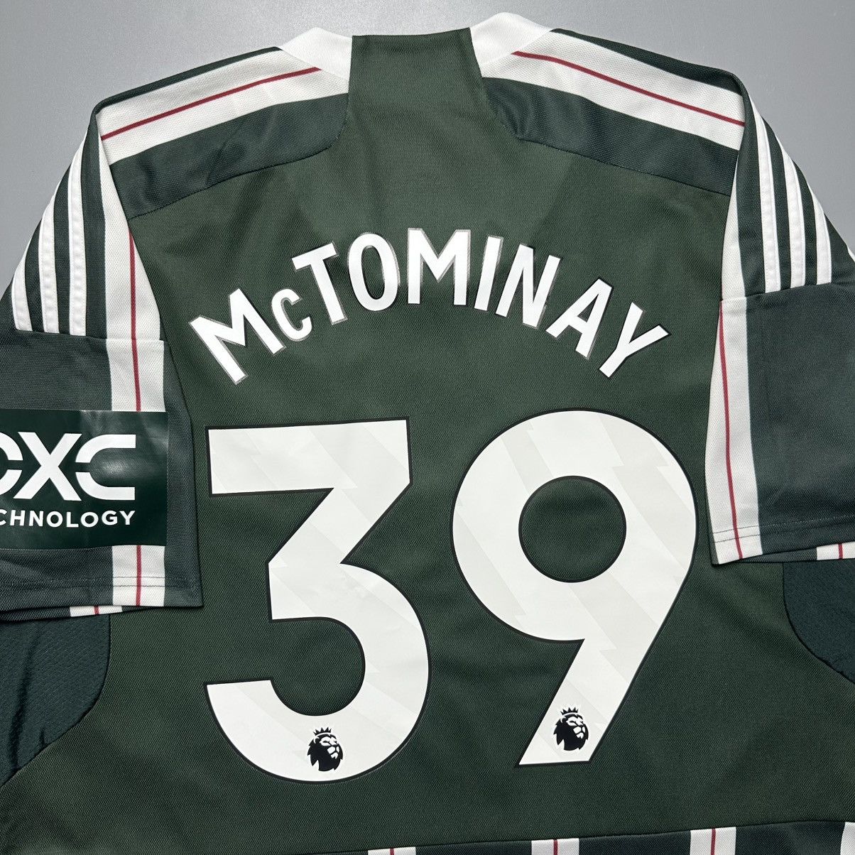 Vintage MAN UNITED ADIDAS 2023/2024 SOCCER AWAY JERSEY #39 MCTOMINAY Size US XXL / EU 58 / 5 - 10 Thumbnail