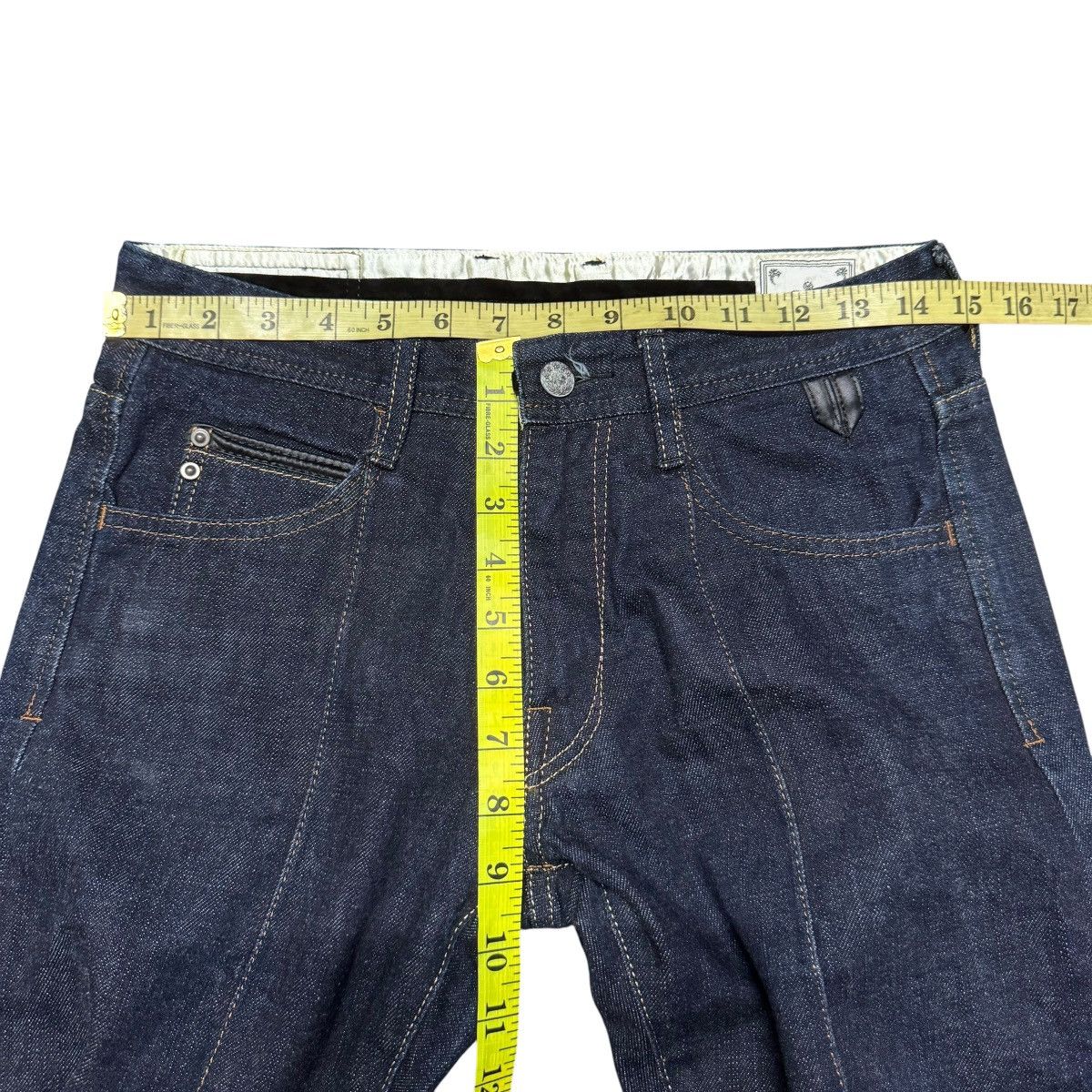 Le Grande Bleu (L.G.B.) SABLE CLUTCH Denim Cropped Jeans Size US 28 / EU 44 - 15 Thumbnail