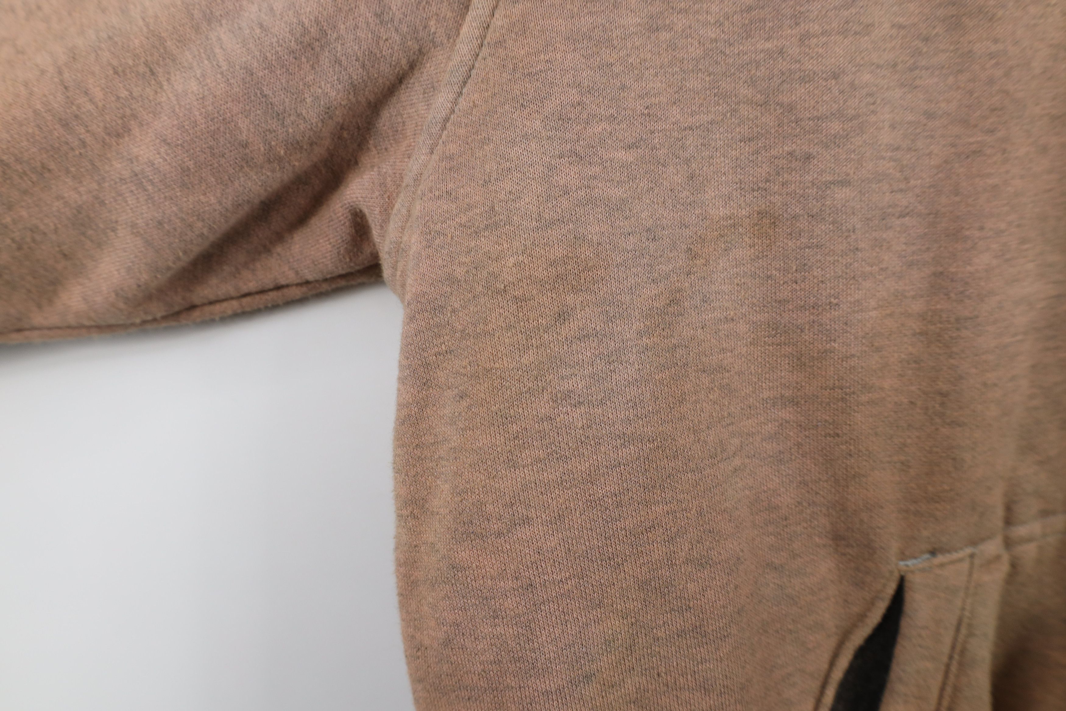 Nike × Vintage Vintage Nike Scott Swoosh Hoodie Sweatshirt Heather Brown Size US M / EU 48-50 / 2 - 8 Thumbnail