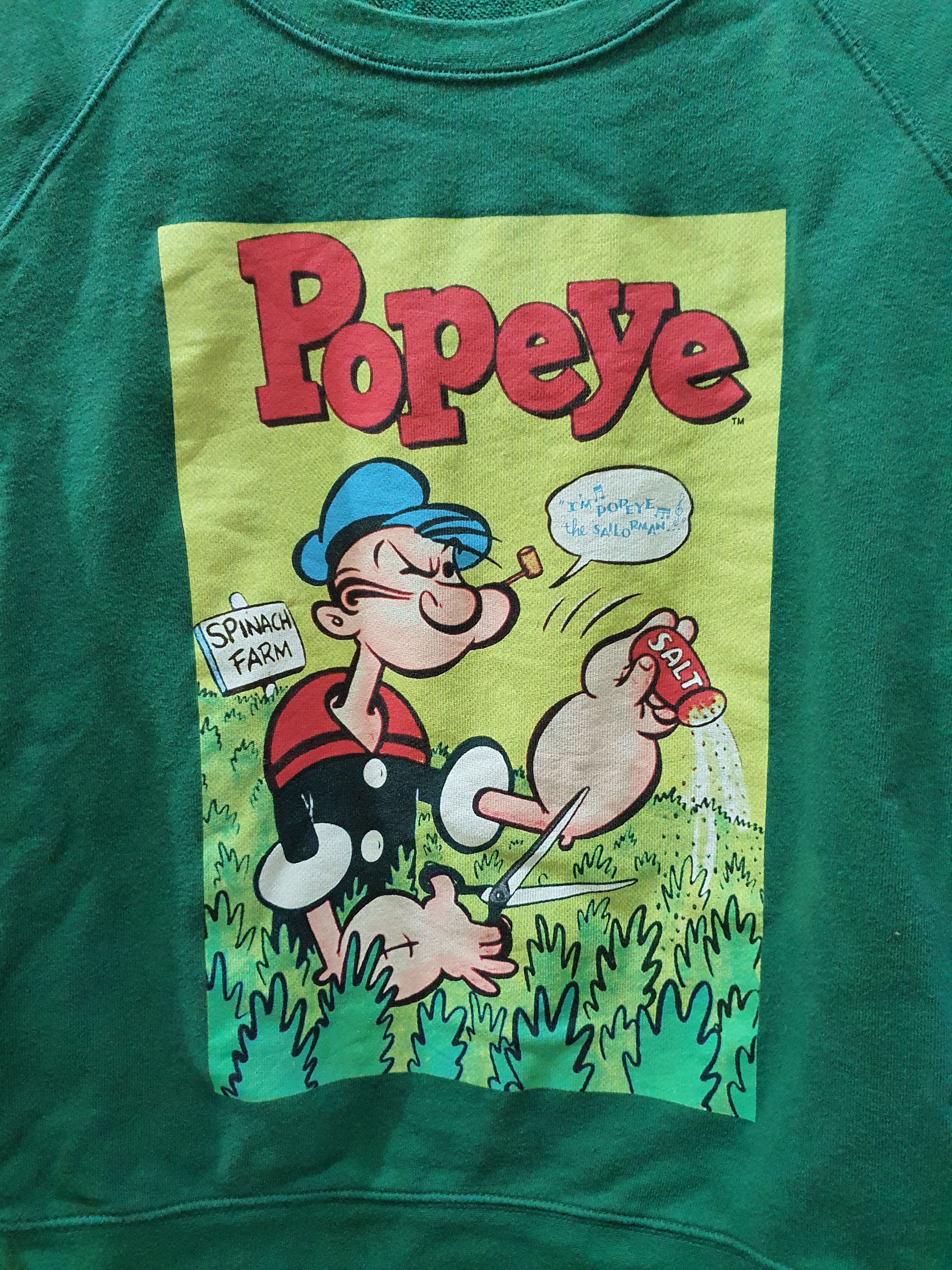 Anime × Uniqlo Vintage 00s Popeye The Sailorman X Uniqlo Sweatshirt Size US L / EU 52-54 / 3 - 6 Thumbnail