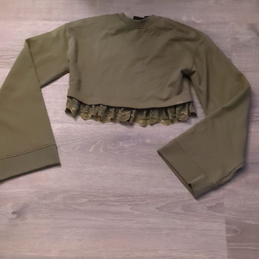 Fenty Puma x Fenty long sleeve cropped sweatshirt size XS Size XS / US 0-2 / IT 36-38 - 1 Thumbnail