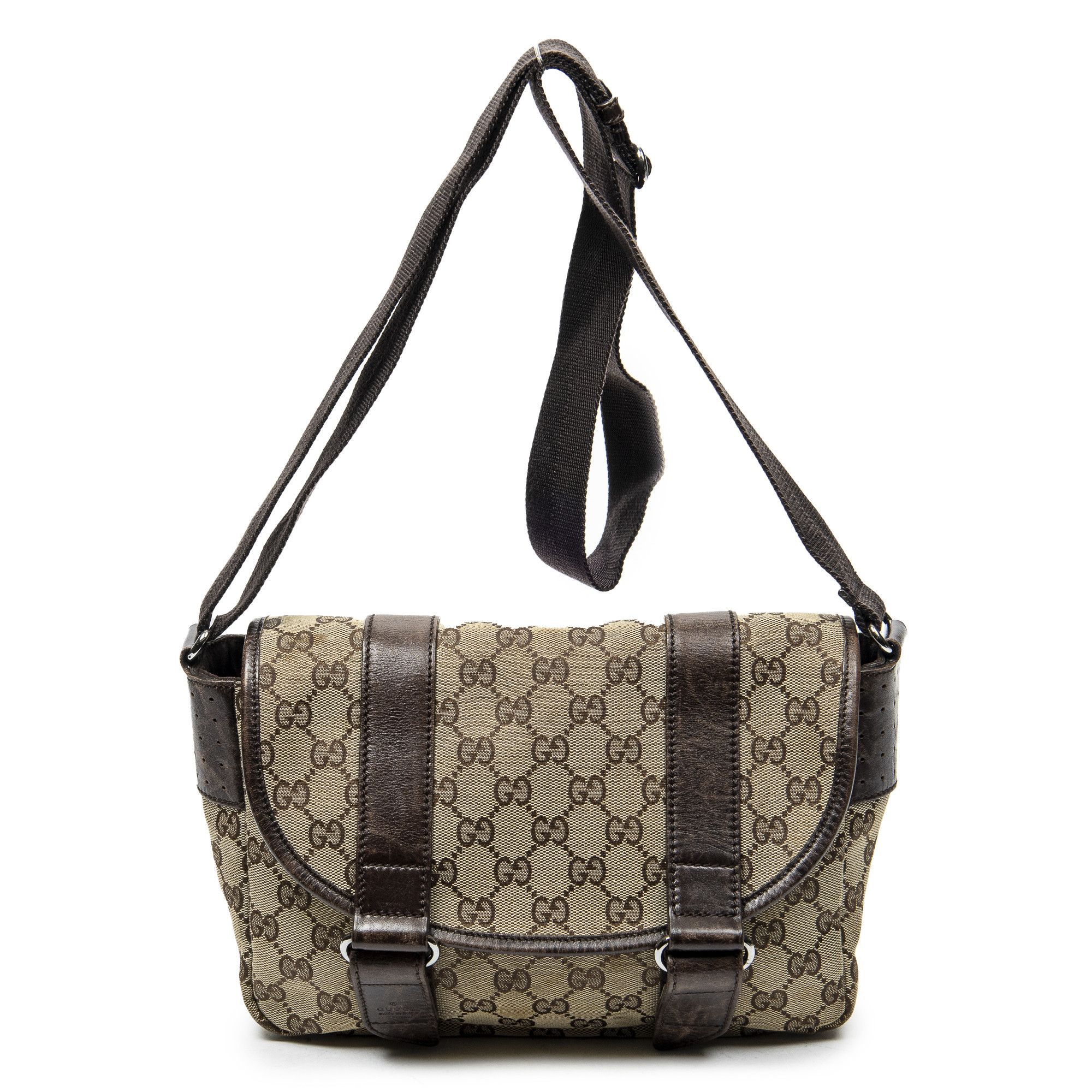 Gucci Double Buckle Flap Messenger Size ONE SIZE - 1 Thumbnail