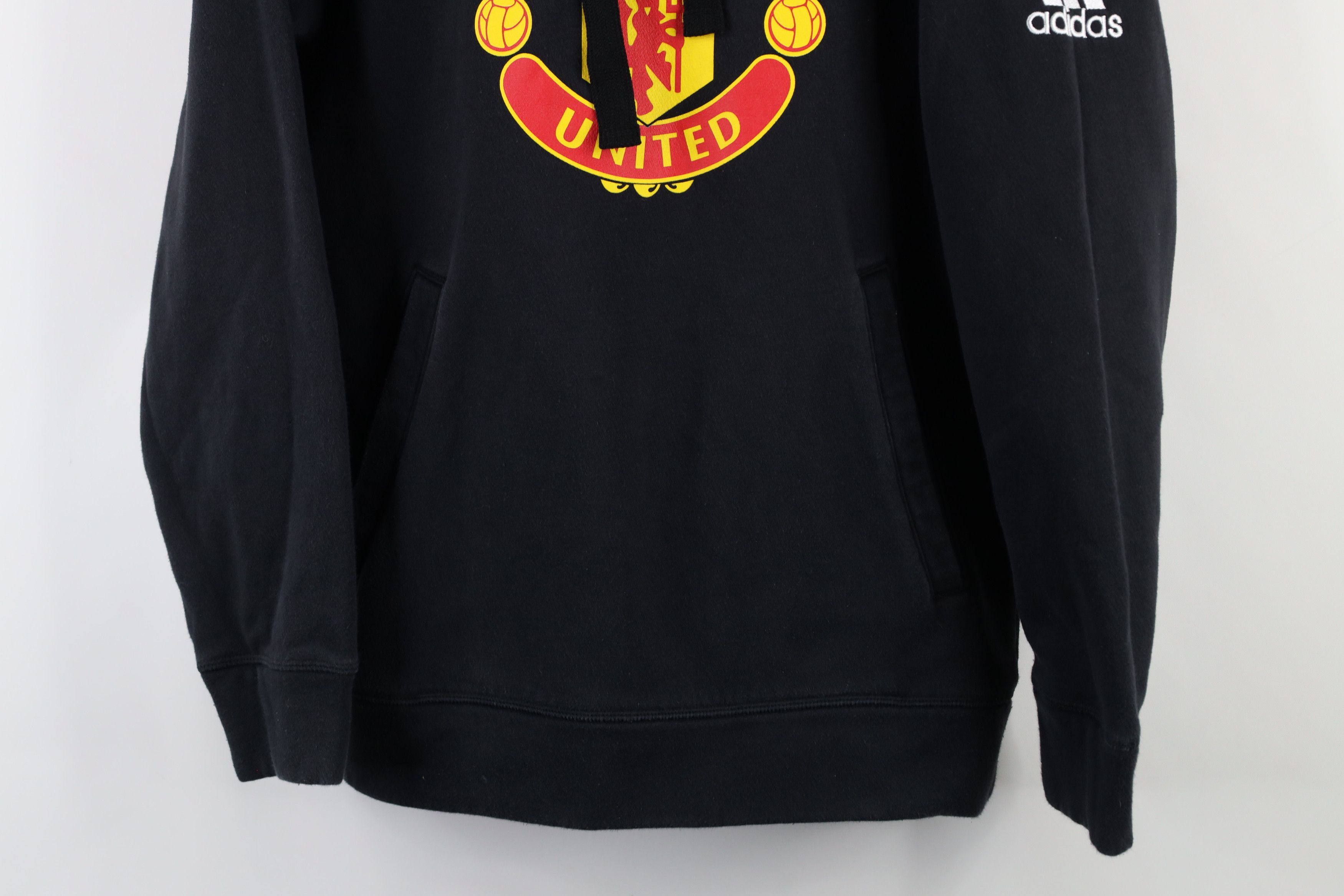 Adidas × Vintage Adidas Out Manchester United Soccer Football Hoodie Black Size US S / EU 44-46 / 1 - 3 Thumbnail