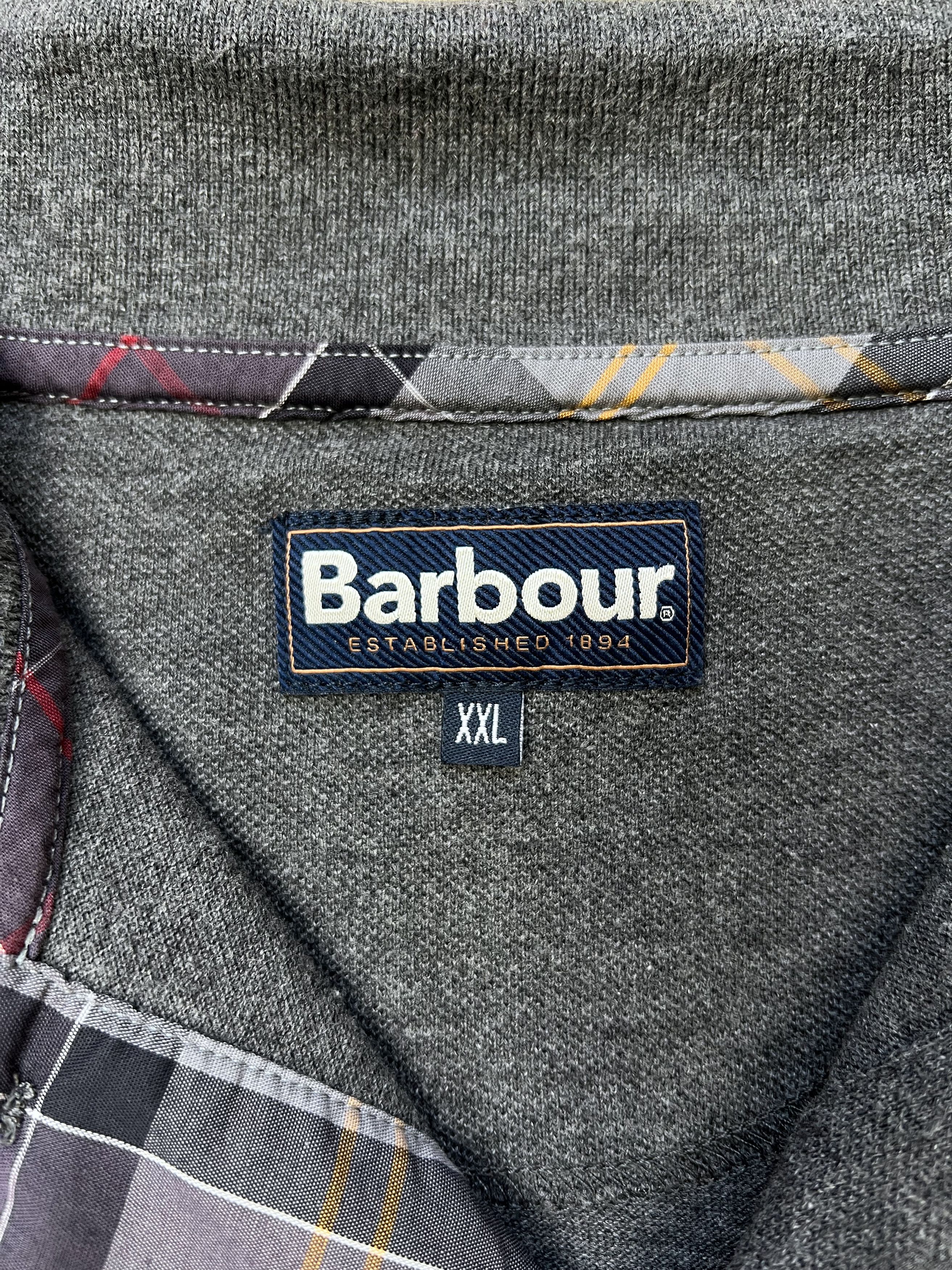 Barbour Barbour Tartan Piqué Polo Shirt Charcoal Grey ~XL Size US XL / EU 56 / 4 - 15 Thumbnail