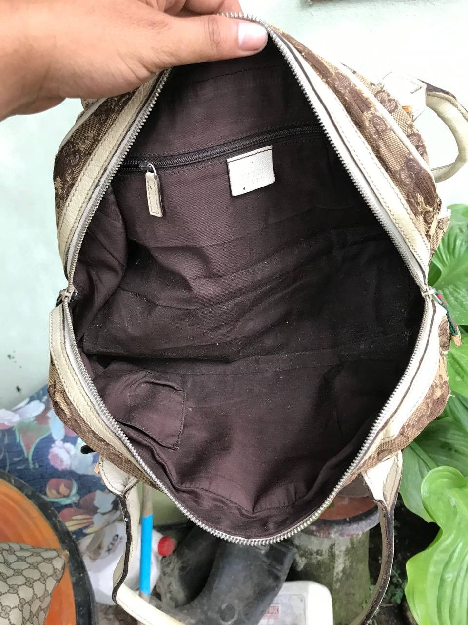 Gucci × Vintage Vintage Gucci GG Boston Bag Size ONE SIZE - 3 Thumbnail
