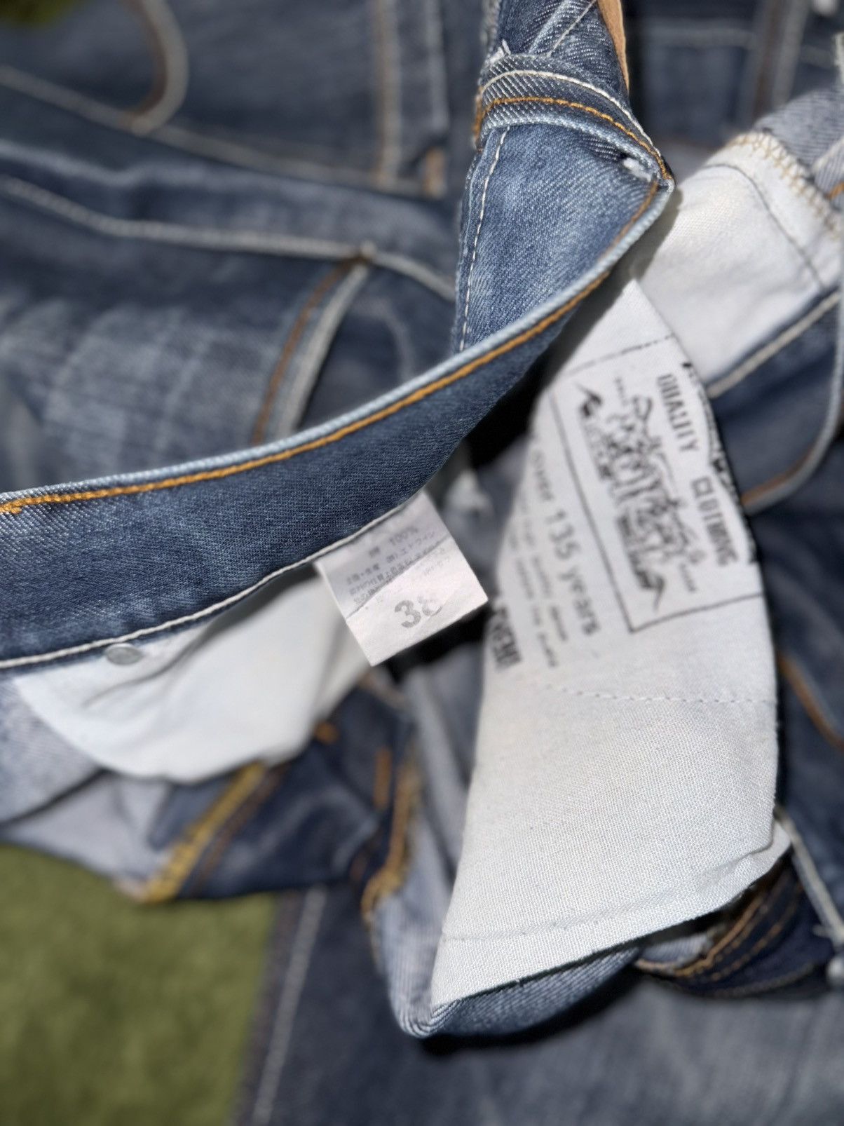 Levi's [W38/L34] 00s Levi’s 501 Premium Japan Release Denim Pants Size US 38 / EU 54 - 5 Thumbnail