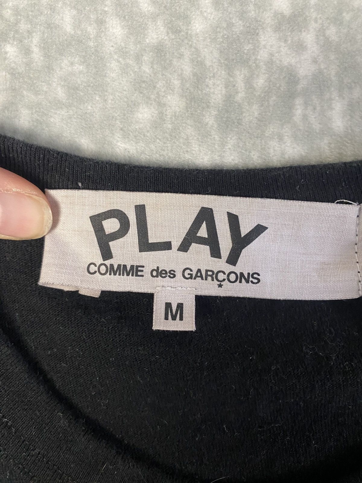 Comme des Garcons PLAY Play Comme des Garçons T-Shirt with big logo Size US M / EU 48-50 / 2 - 3 Thumbnail